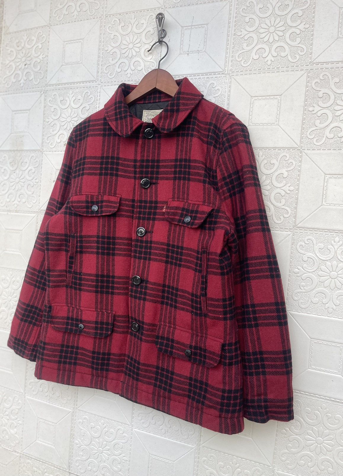 Levi's VTG Levi’s Buffalo Check Plaid Wool Quilted Mackinaw Jacket Size US M / EU 48-50 / 2 - 9 Thumbnail