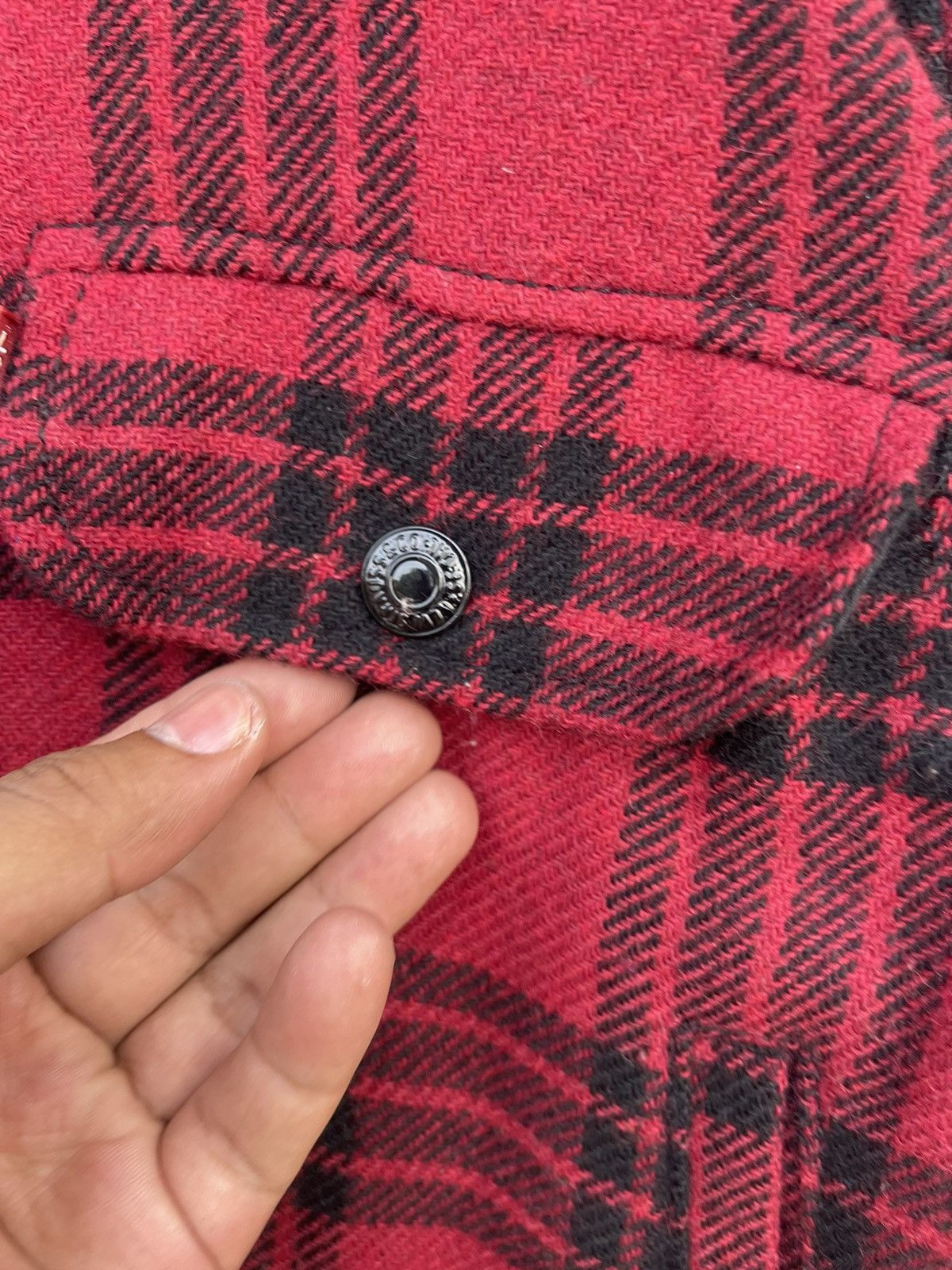 Levi's VTG Levi’s Buffalo Check Plaid Wool Quilted Mackinaw Jacket Size US M / EU 48-50 / 2 - 6 Thumbnail