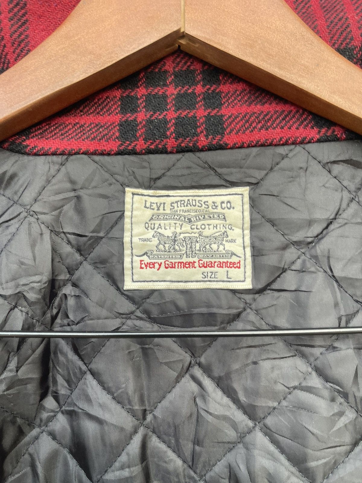 Levi's VTG Levi’s Buffalo Check Plaid Wool Quilted Mackinaw Jacket Size US M / EU 48-50 / 2 - 4 Thumbnail