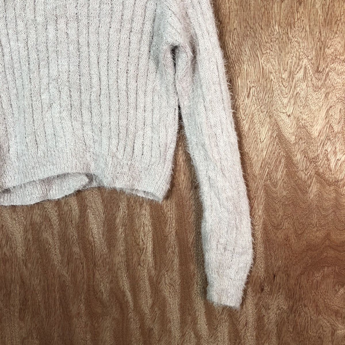 Vintage Cecil Mcbee crop top Shag Shaggy Fur Mohair Knitwear #6611 Size M / US 6-8 / IT 42-44 - 10 Thumbnail