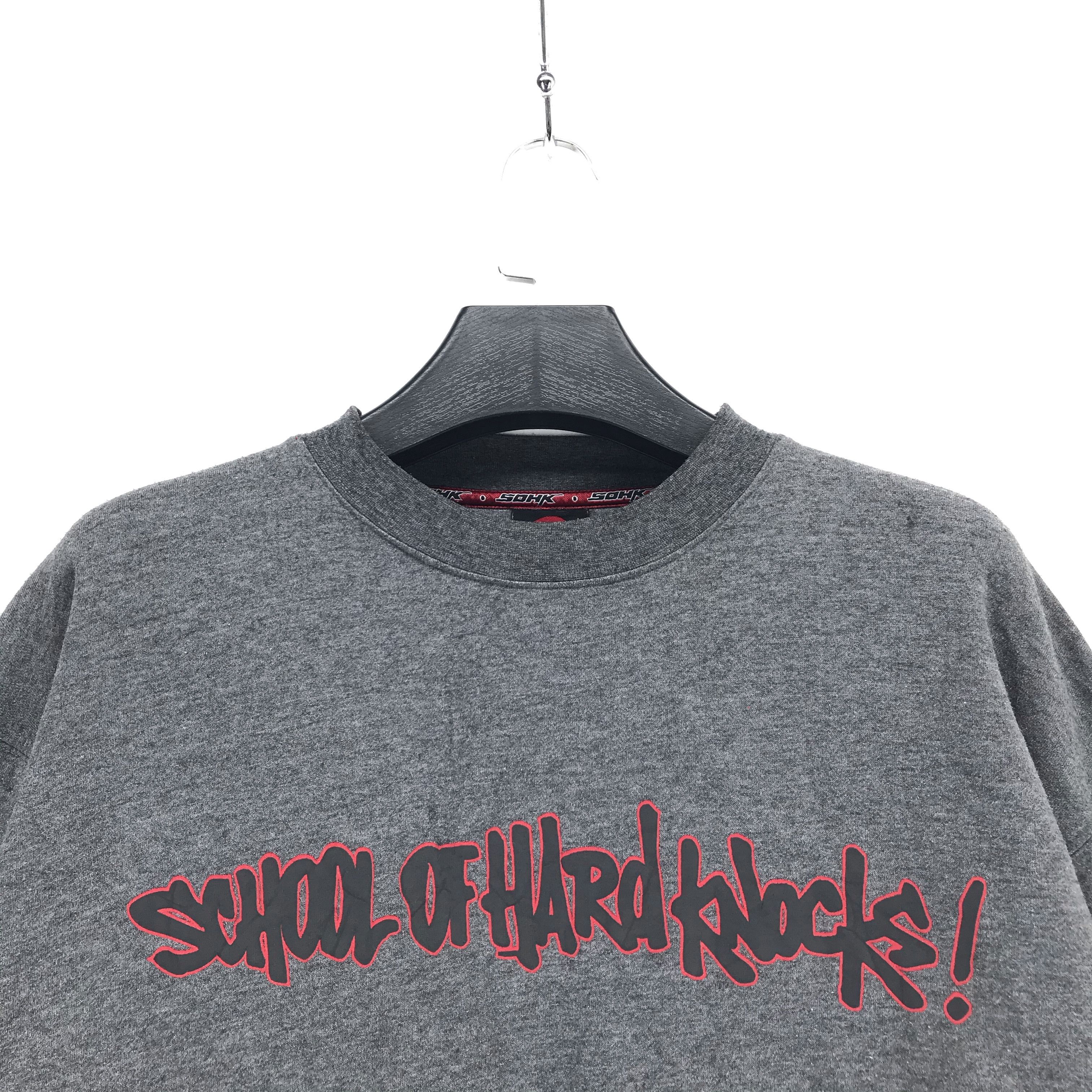 Japanese Brand School Of Hard Knock Big Logo Pullover Sweatshirt #2457-94 Size US XL / EU 56 / 4 - 2 Thumbnail