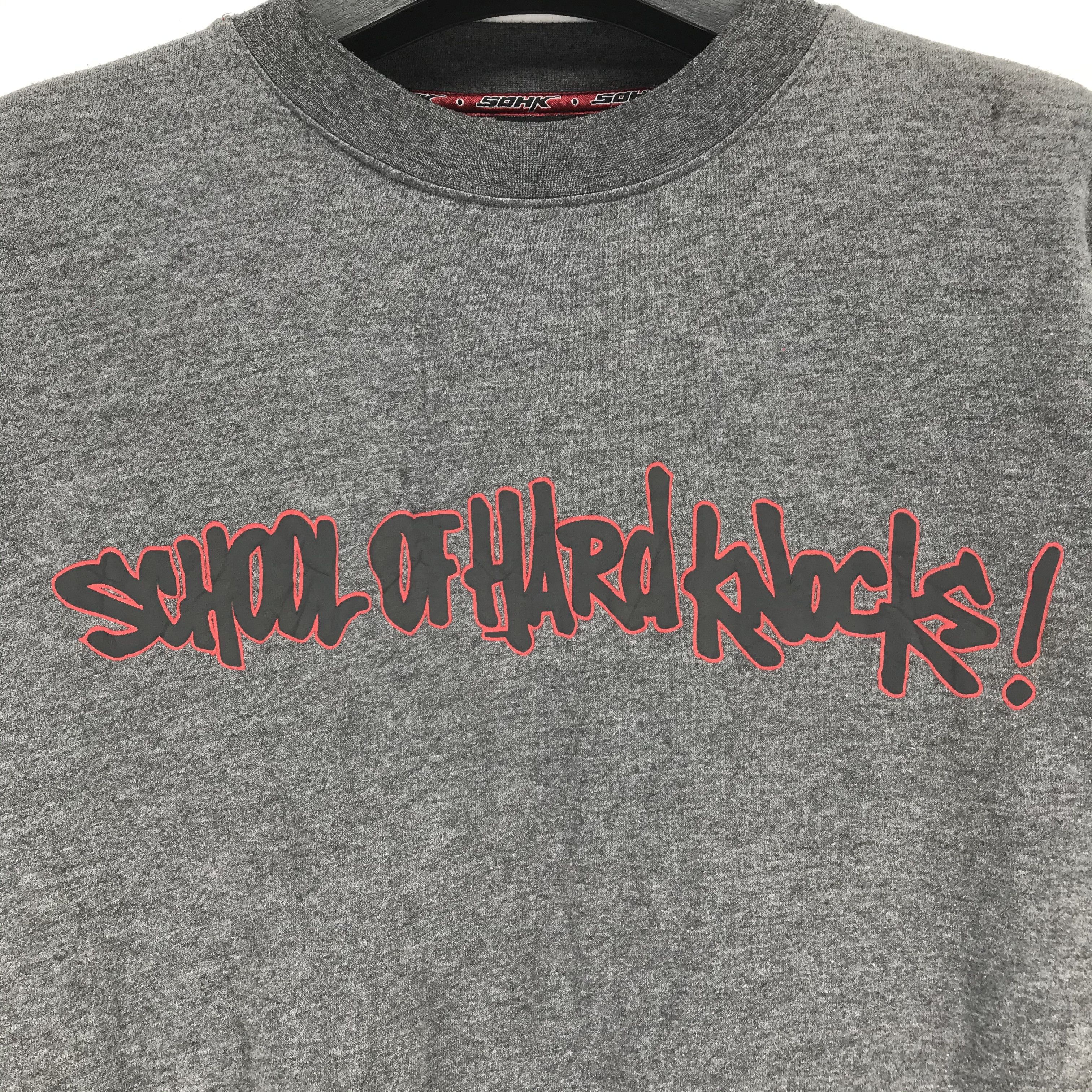Japanese Brand School Of Hard Knock Big Logo Pullover Sweatshirt #2457-94 Size US XL / EU 56 / 4 - 3 Thumbnail