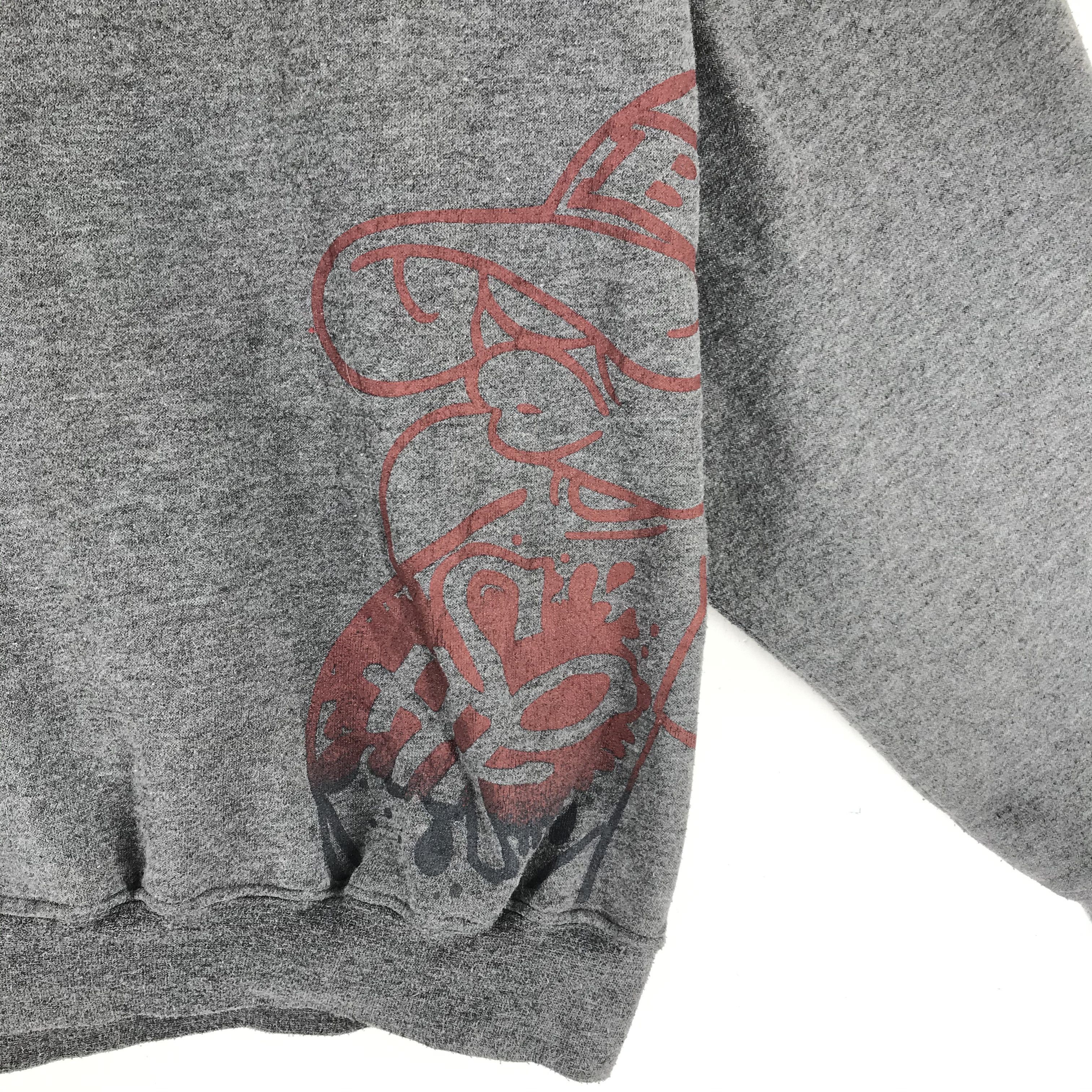 Japanese Brand School Of Hard Knock Big Logo Pullover Sweatshirt #2457-94 Size US XL / EU 56 / 4 - 4 Thumbnail