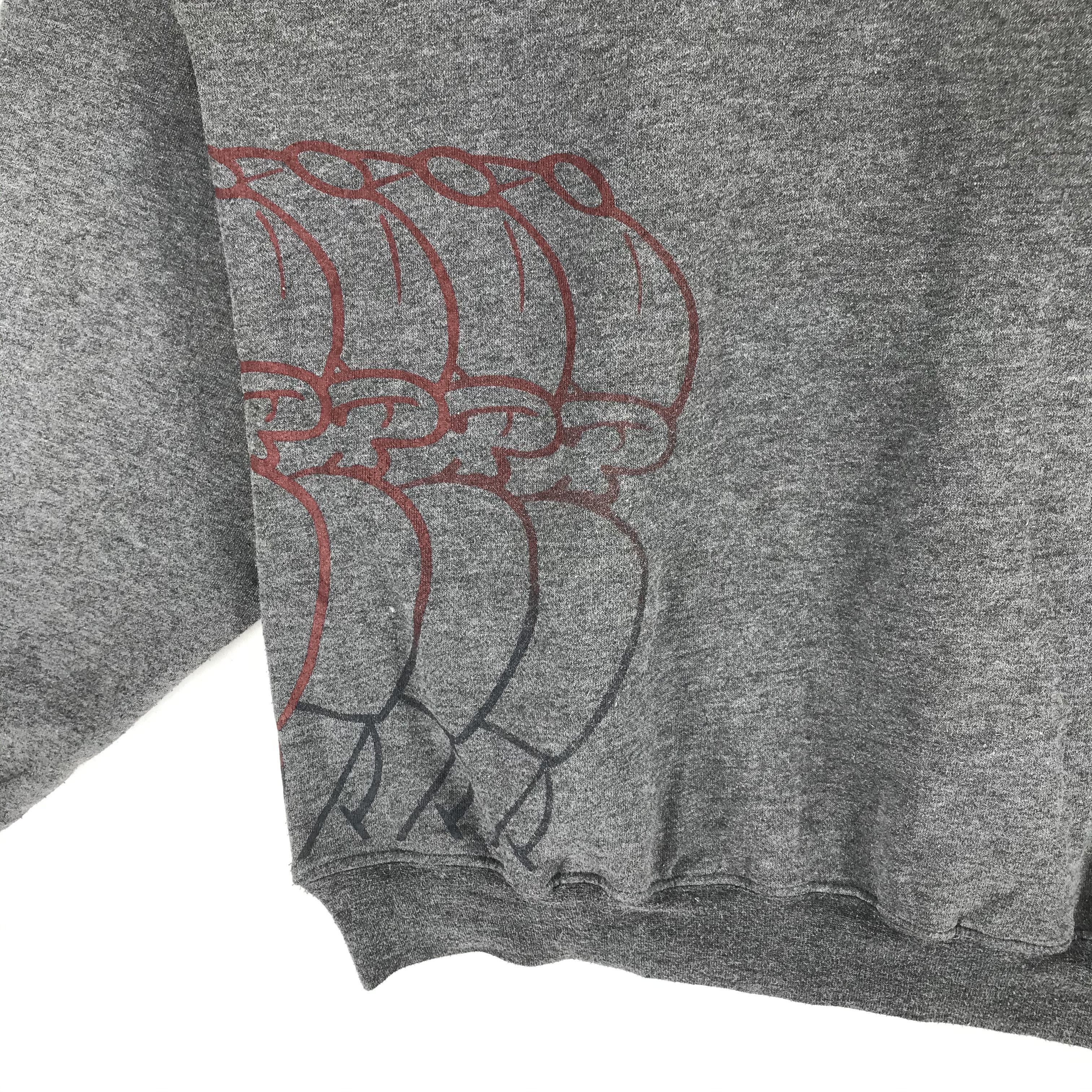 Japanese Brand School Of Hard Knock Big Logo Pullover Sweatshirt #2457-94 Size US XL / EU 56 / 4 - 10 Thumbnail