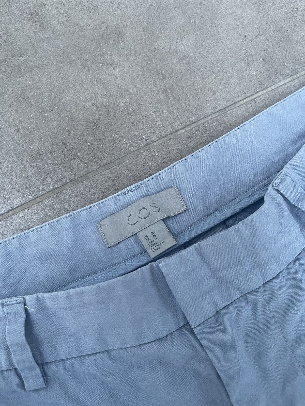 Cos COS Baby Blue Casual Shorts Size US 30 / EU 46 - 10 Thumbnail