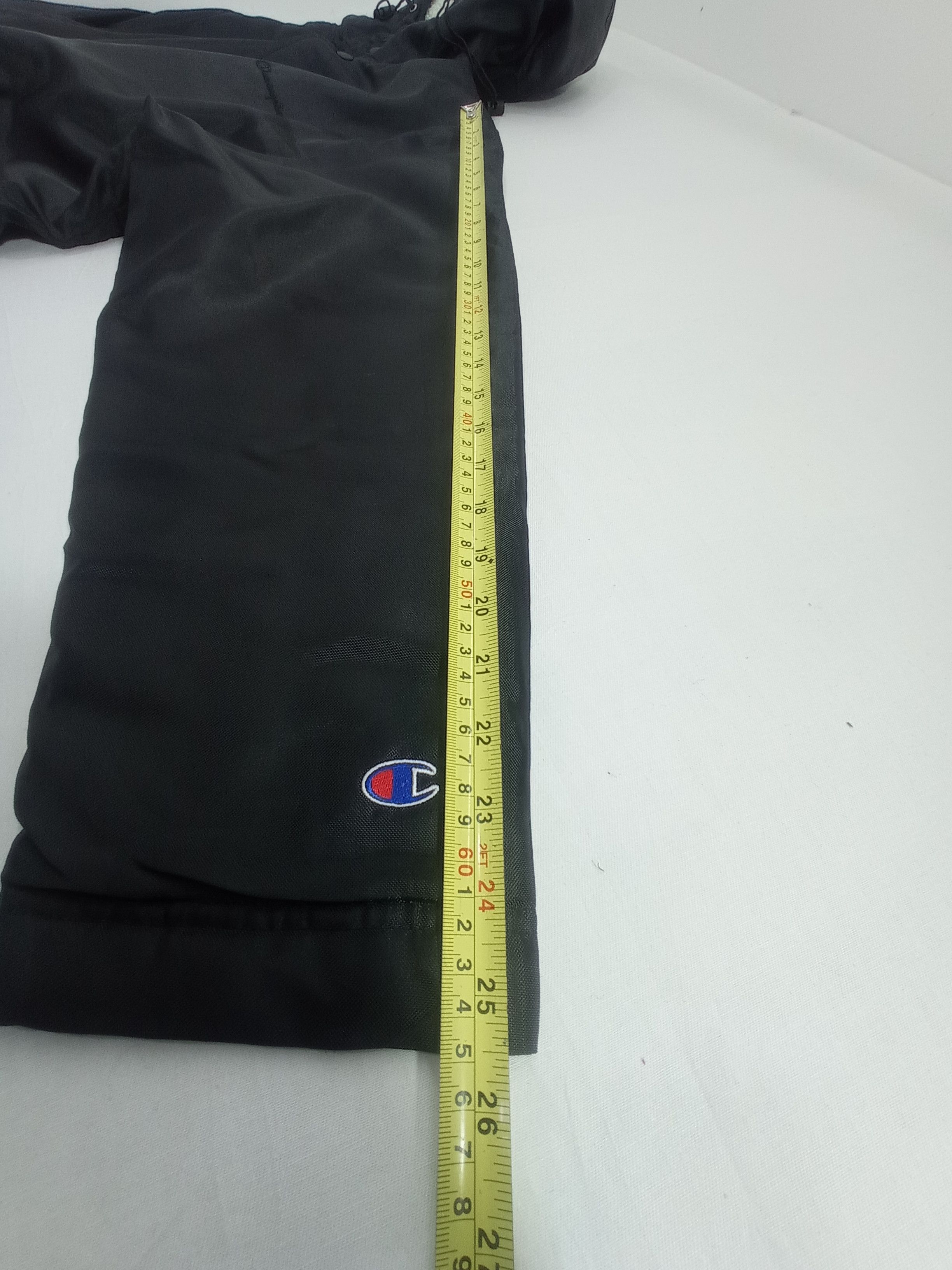 Champion Champion Big Logo Long Jacket Black Hoodie Size US L / EU 52-54 / 3 - 9 Thumbnail