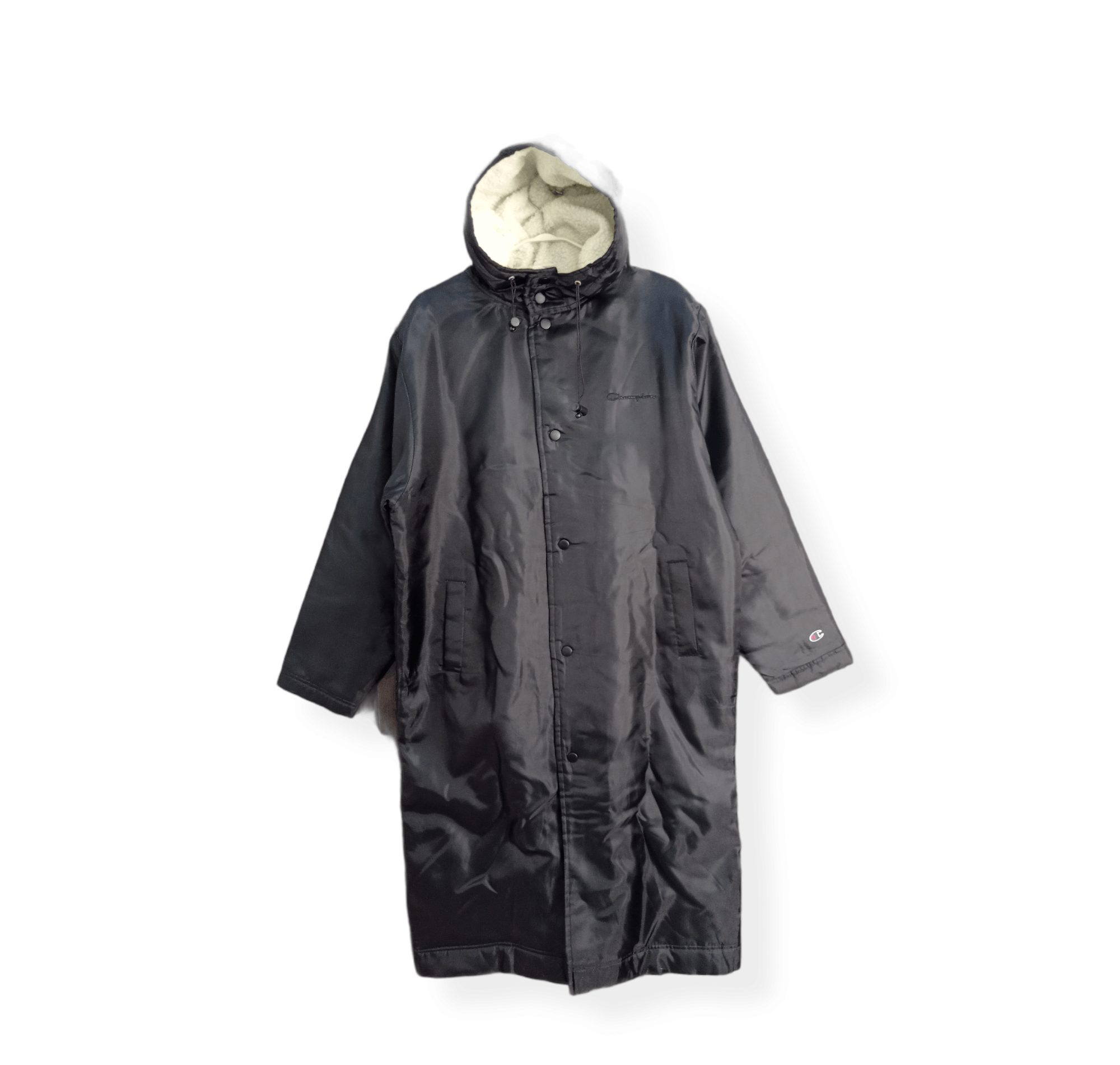 Champion Champion Big Logo Long Jacket Black Hoodie Size US L / EU 52-54 / 3 - 2 Thumbnail