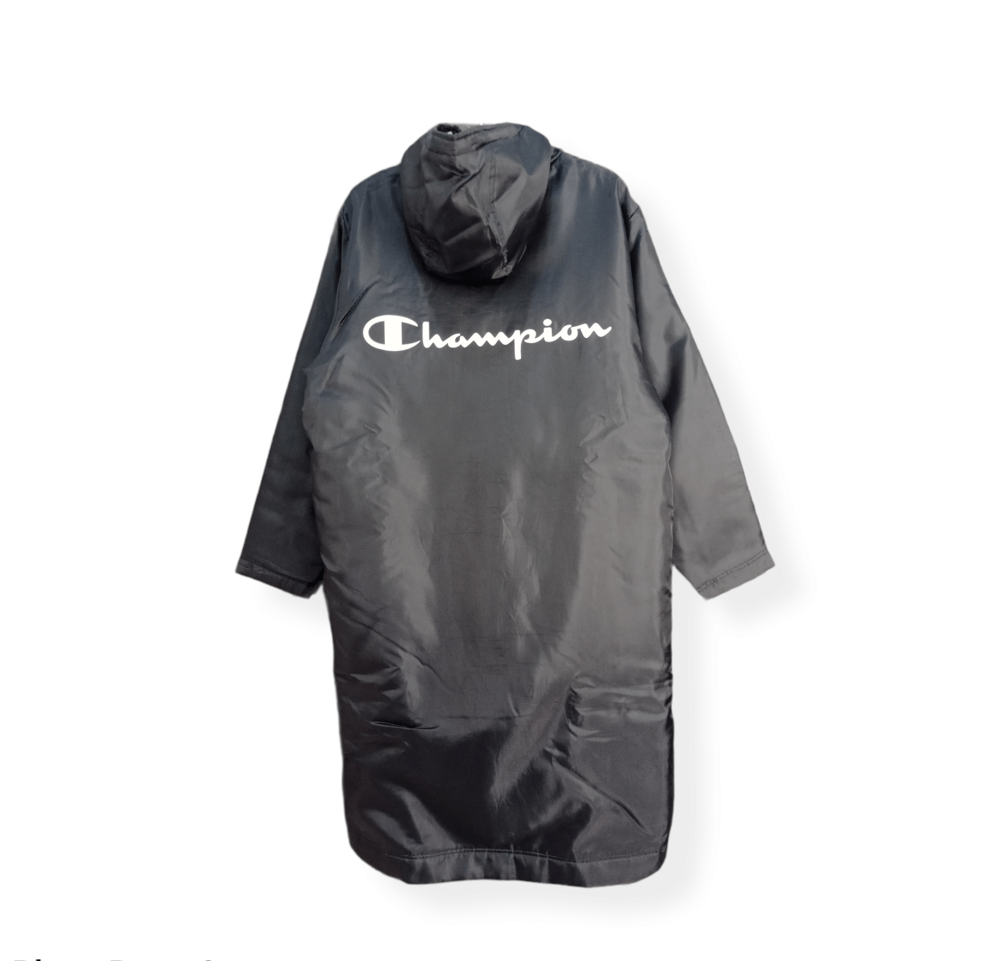 Champion Champion Big Logo Long Jacket Black Hoodie Size US L / EU 52-54 / 3 - 1 Thumbnail