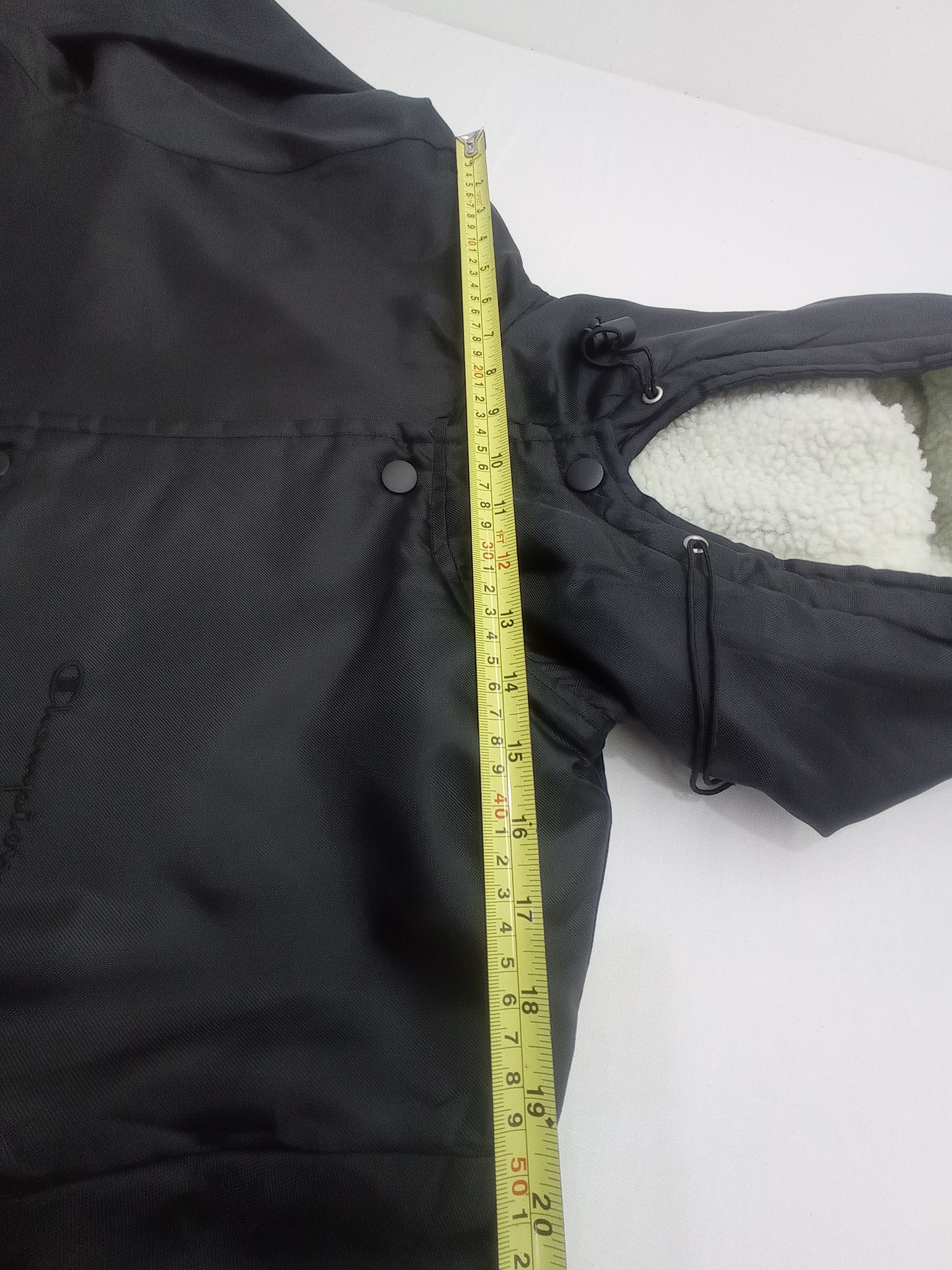 Champion Champion Big Logo Long Jacket Black Hoodie Size US L / EU 52-54 / 3 - 10 Thumbnail