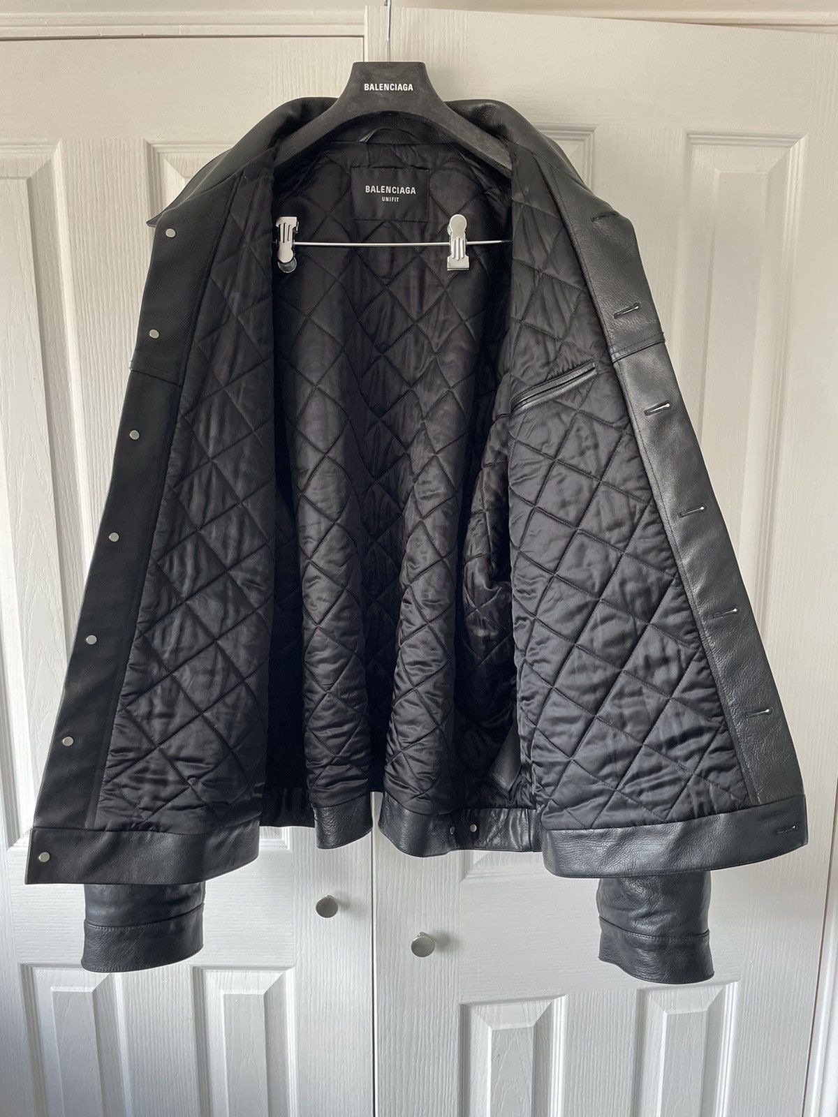 Balenciaga SS22 BUFFALO SKIN TRUCKER JACKET Size US L / EU 52-54 / 3 - 7 Thumbnail