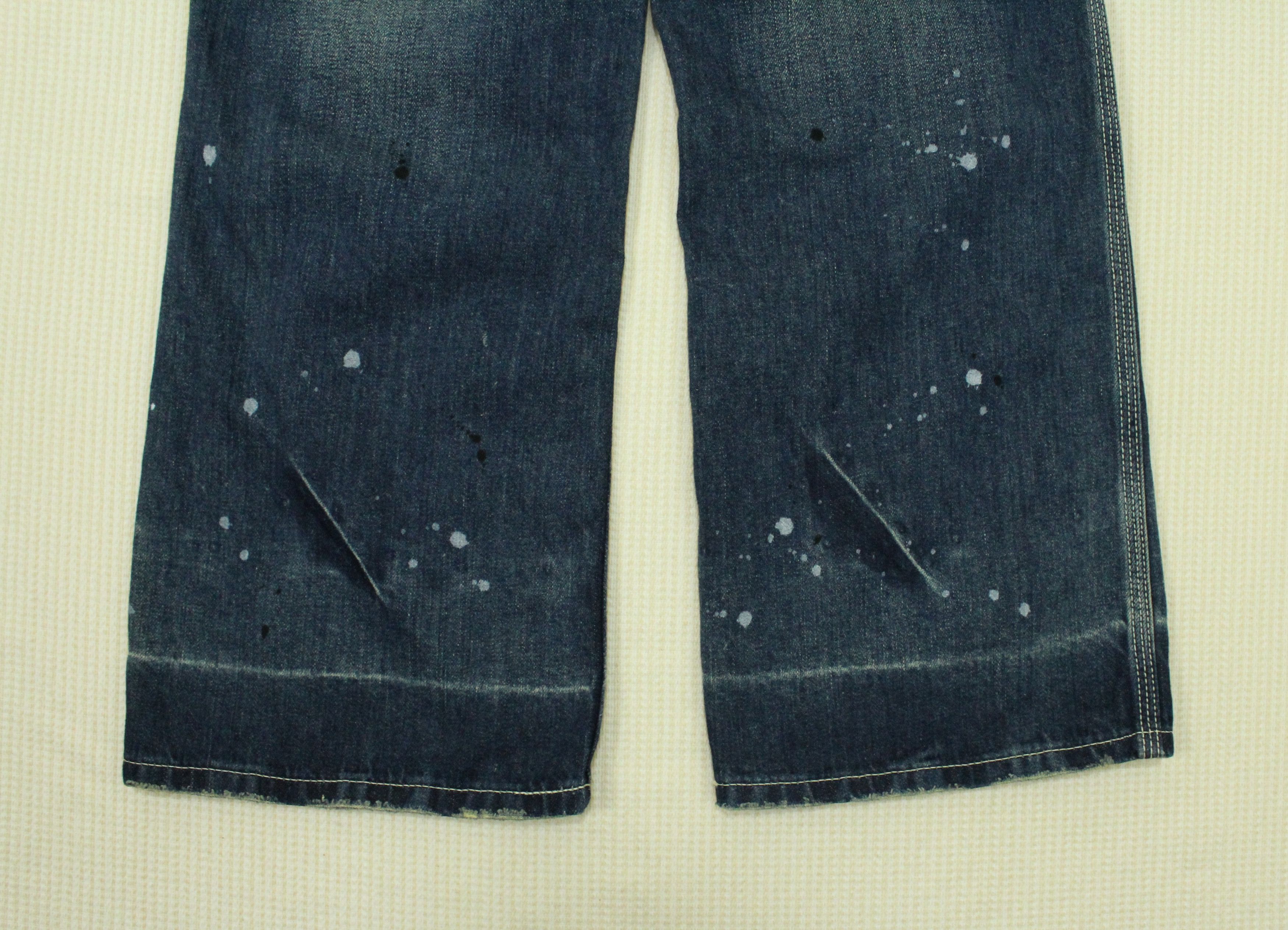 Edwin SICK 🔥 EDWIN Denim Double Knee Paint Splatter Skater Size US 32 / EU 48 - 7 Thumbnail