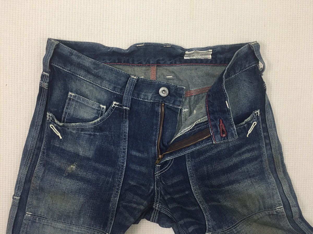 Edwin SICK 🔥 EDWIN Denim Double Knee Paint Splatter Skater Size US 32 / EU 48 - 12 Thumbnail