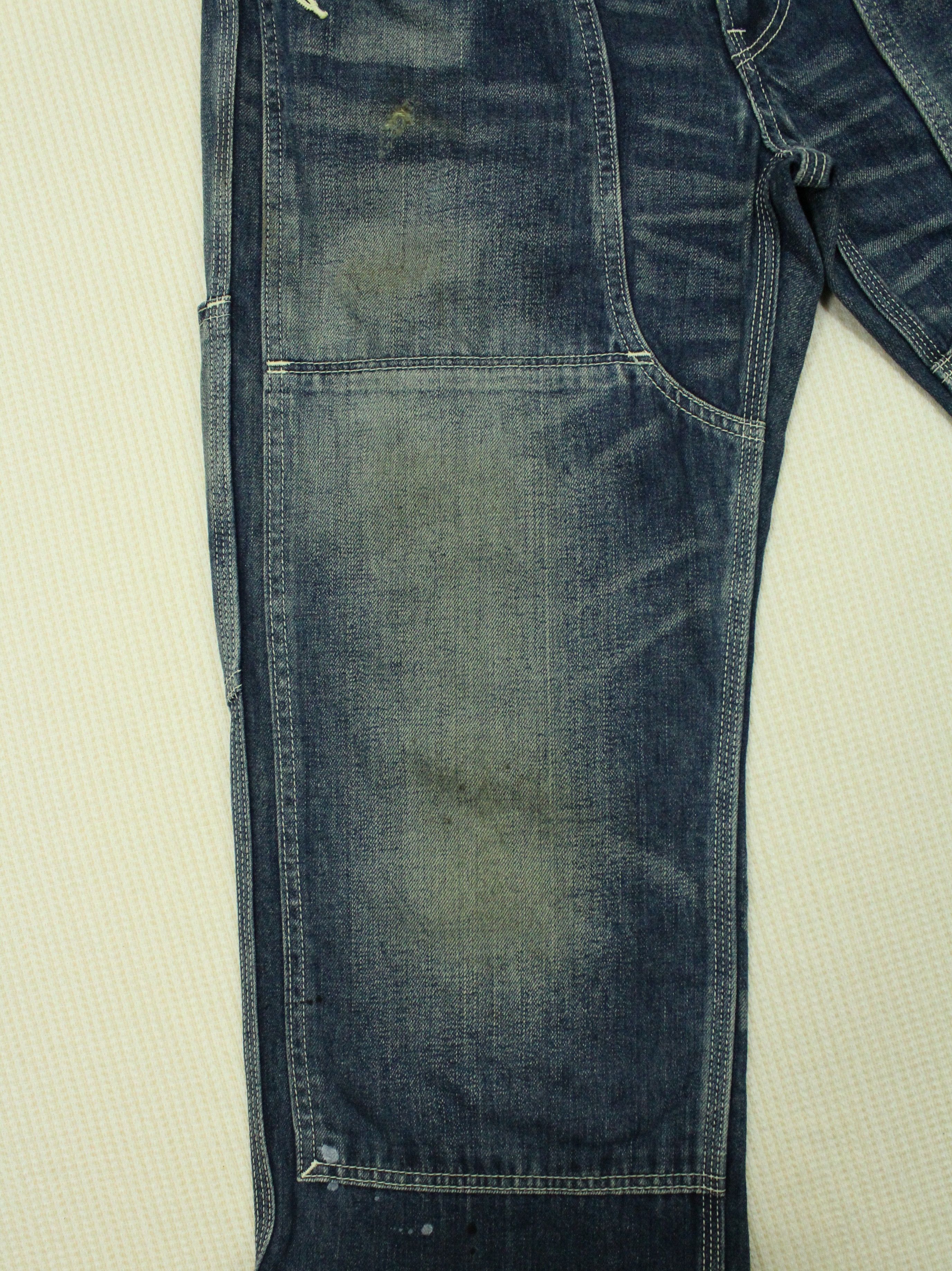 Edwin SICK 🔥 EDWIN Denim Double Knee Paint Splatter Skater Size US 32 / EU 48 - 4 Thumbnail