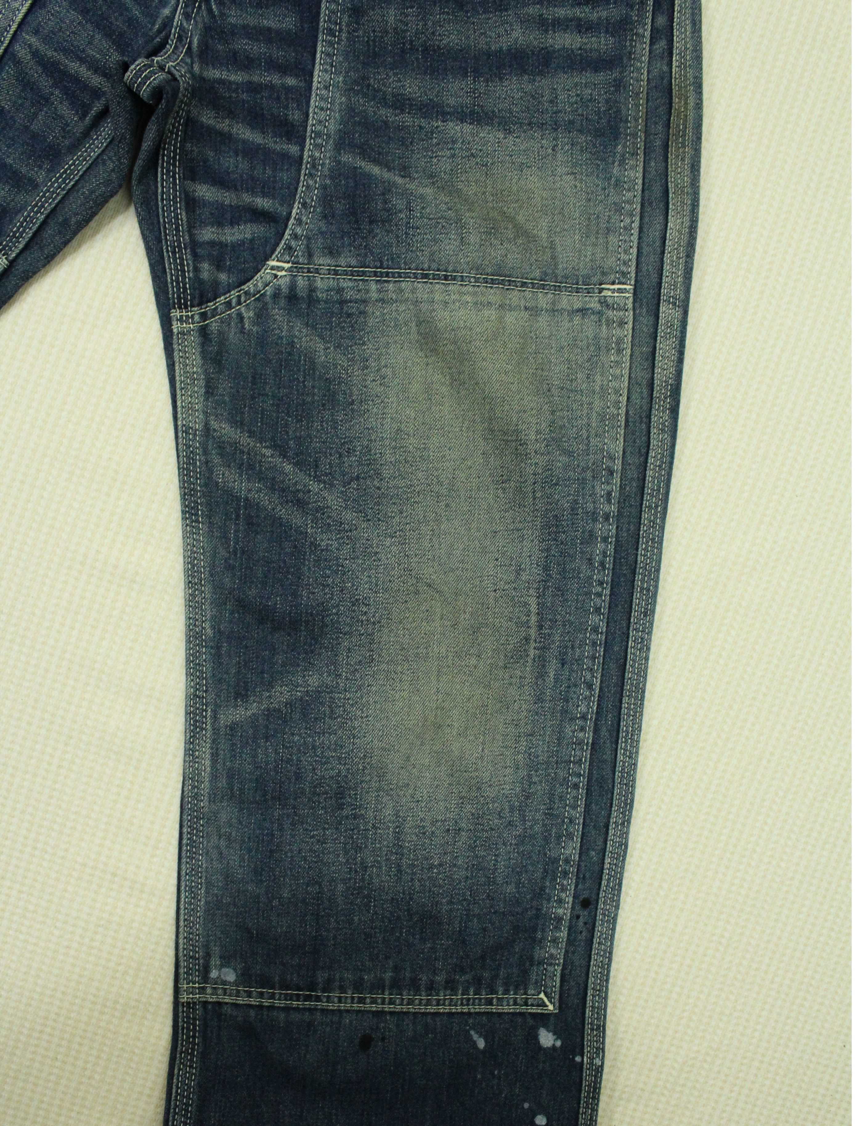 Edwin SICK 🔥 EDWIN Denim Double Knee Paint Splatter Skater Size US 32 / EU 48 - 3 Thumbnail