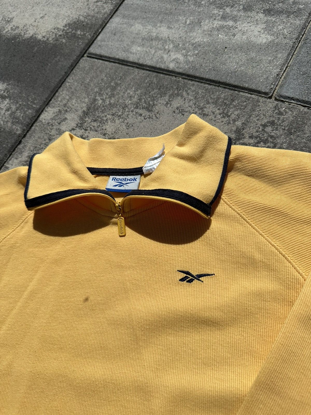 Reebok Reebok Logo Vintage quarterzip Sweatshirt Size US M / EU 48-50 / 2 - 2 Thumbnail