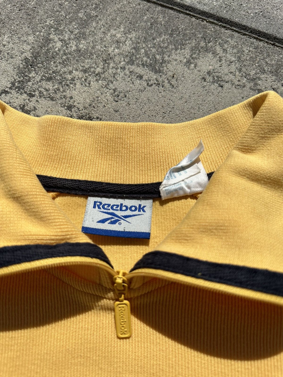 Reebok Reebok Logo Vintage quarterzip Sweatshirt Size US M / EU 48-50 / 2 - 8 Thumbnail