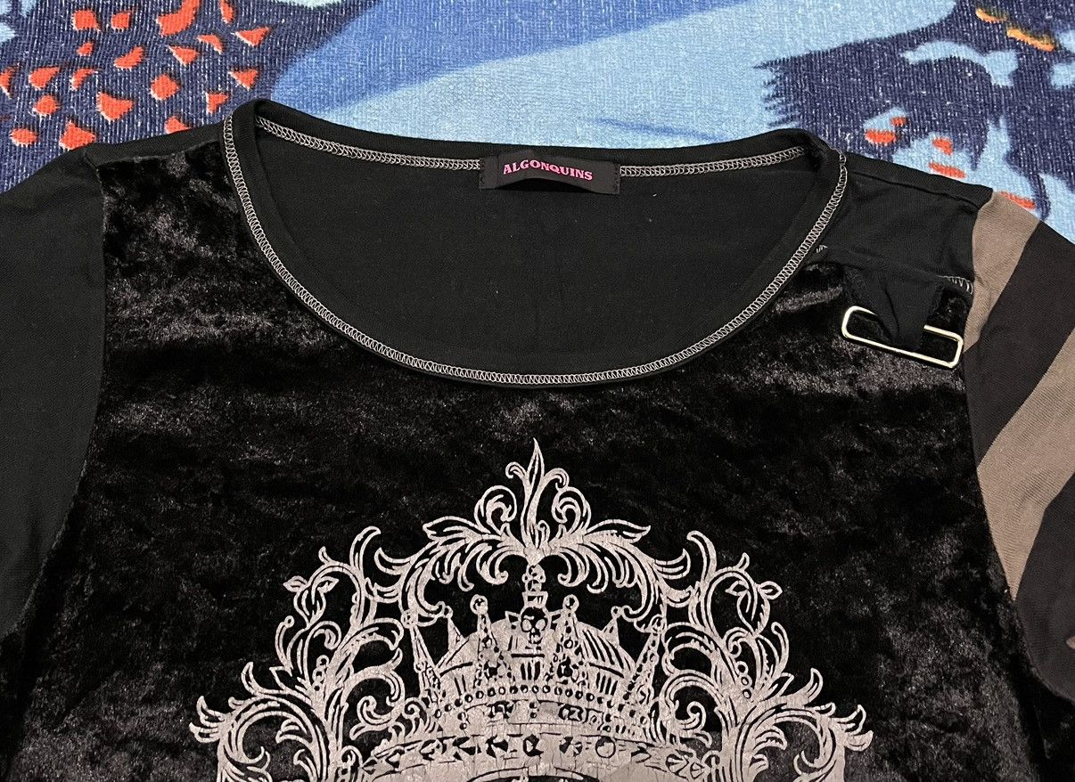 Japanese Brand ALGONQUINS Skulls Punk Design Long Sleeve Shirt X Rare Size S / US 4 / IT 40 - 6 Thumbnail