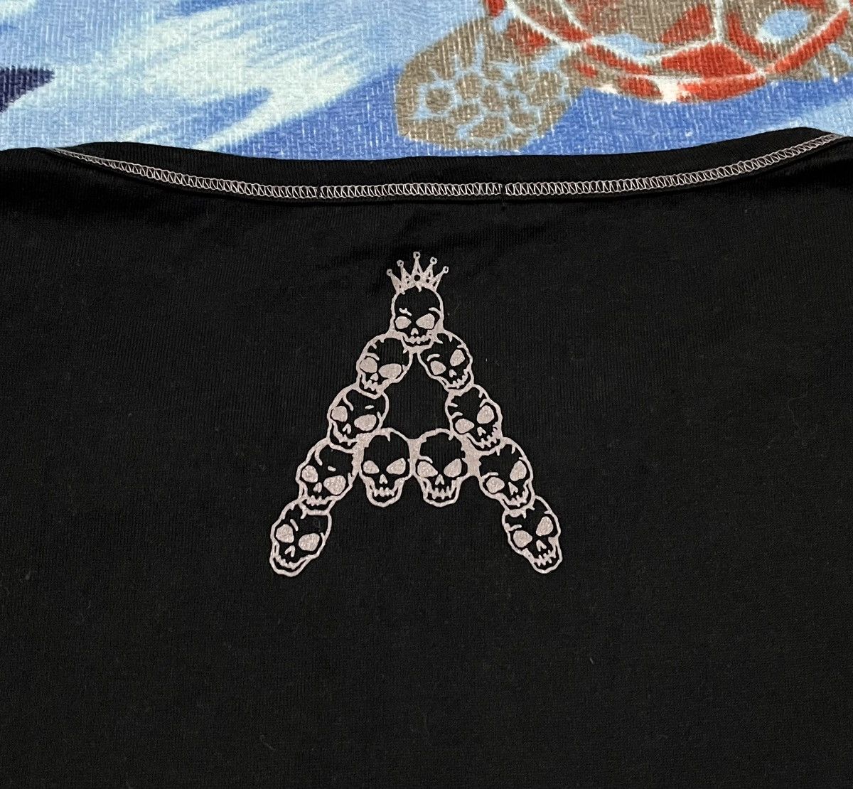 Japanese Brand ALGONQUINS Skulls Punk Design Long Sleeve Shirt X Rare Size S / US 4 / IT 40 - 7 Thumbnail