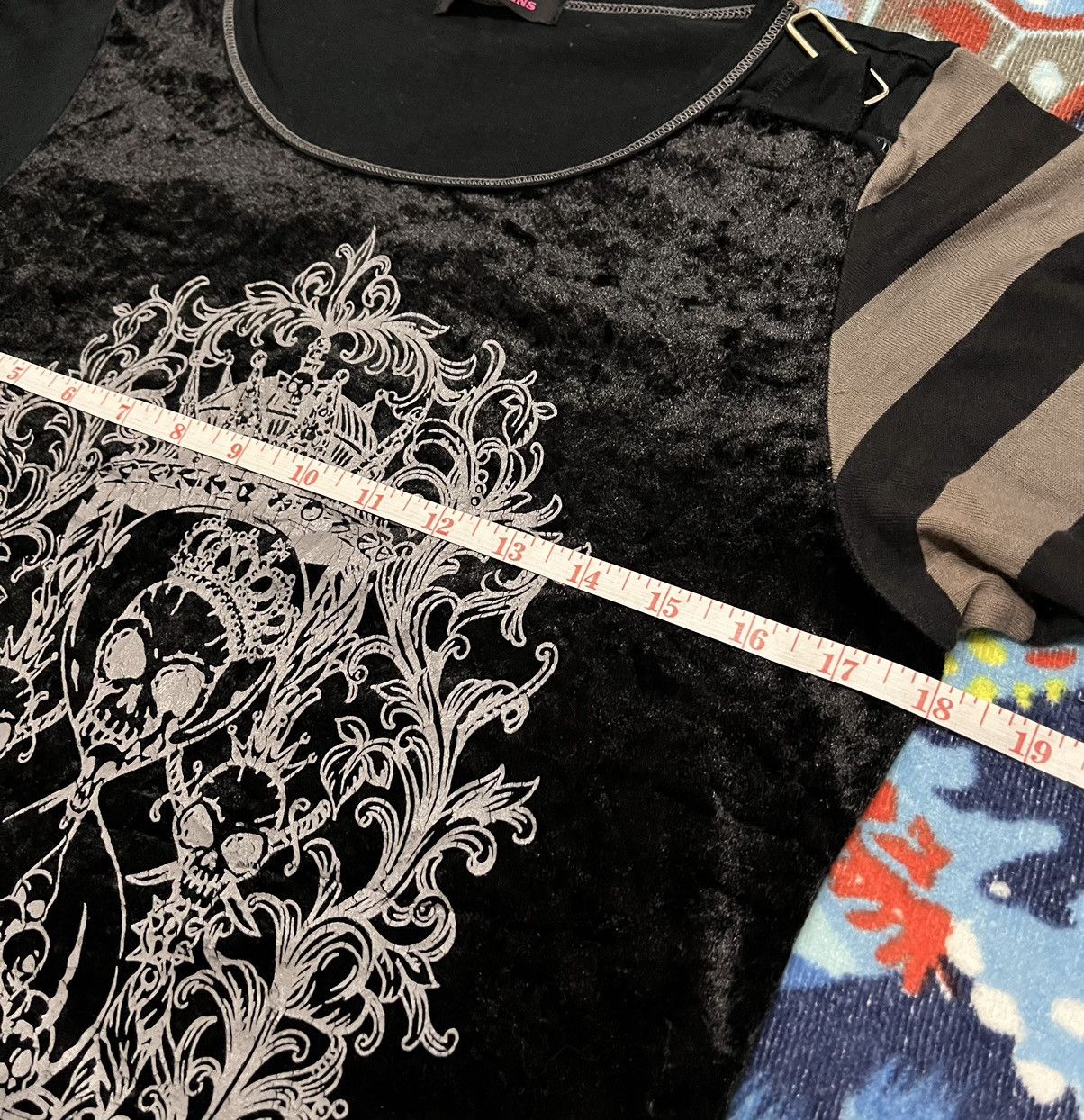 Japanese Brand ALGONQUINS Skulls Punk Design Long Sleeve Shirt X Rare Size S / US 4 / IT 40 - 11 Thumbnail