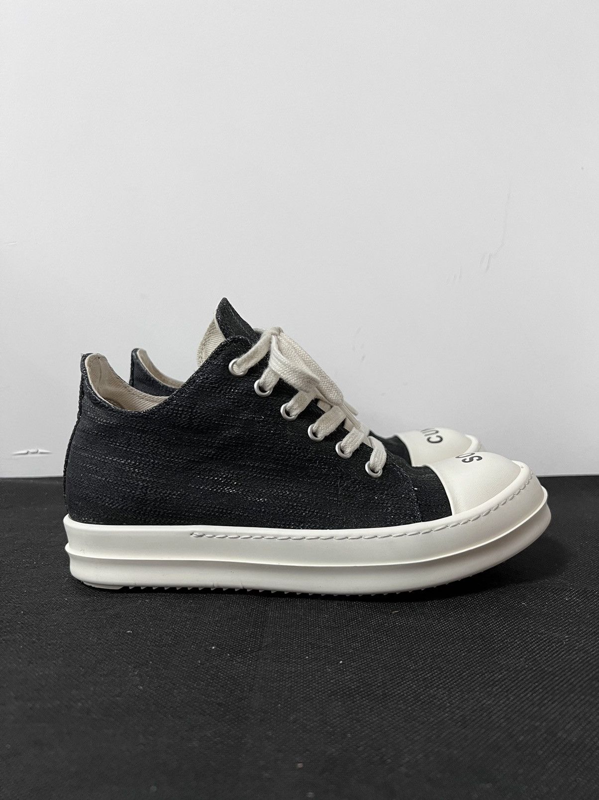 Rick Owens Drkshdw Rick owens drkshdw so cunt ramones low top sneakers Size US 6 / IT 36 - 4 Thumbnail