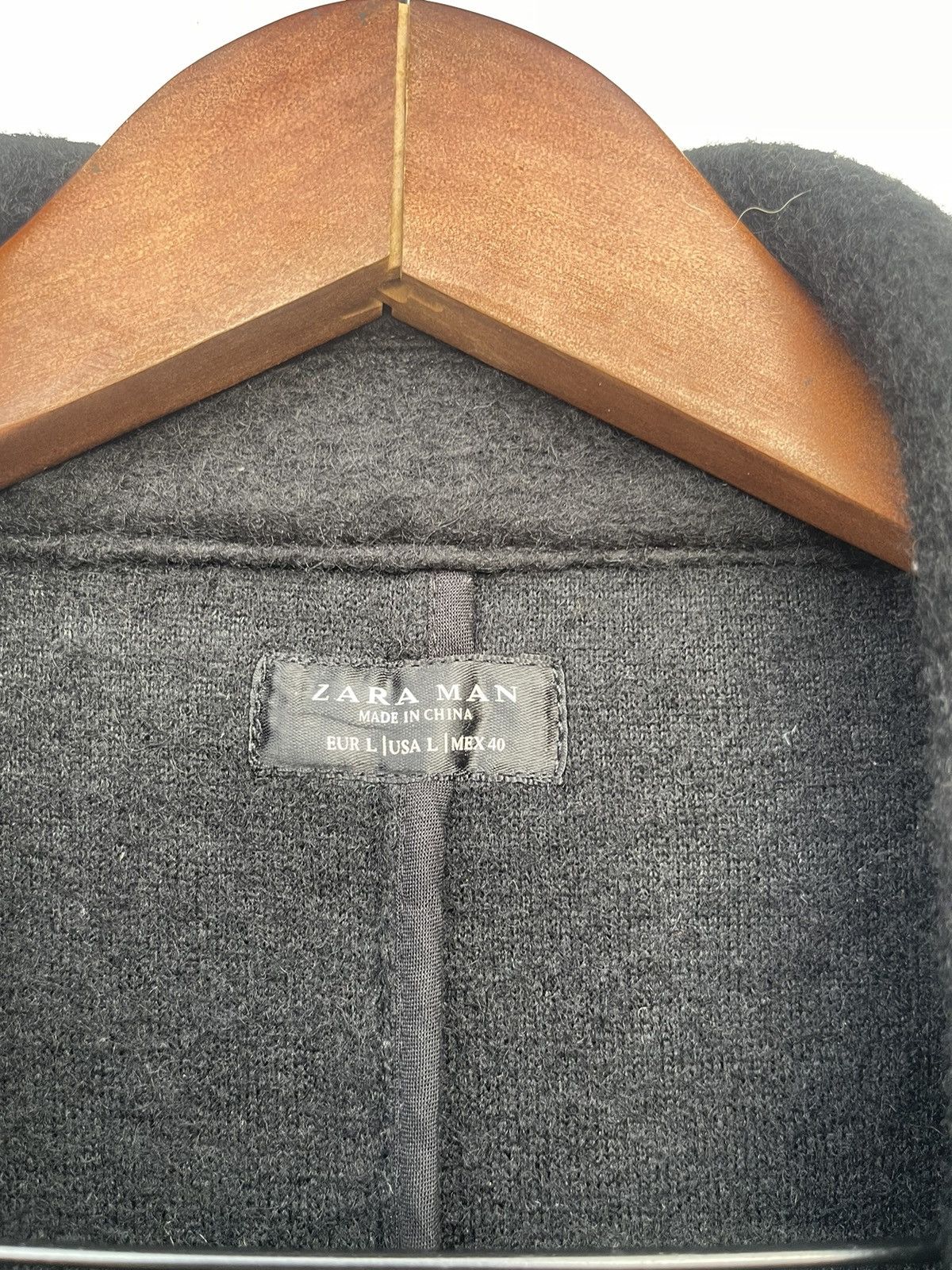 Zara Zara Man Wool Jacket Black Colour Size US M / EU 48-50 / 2 - 3 Thumbnail