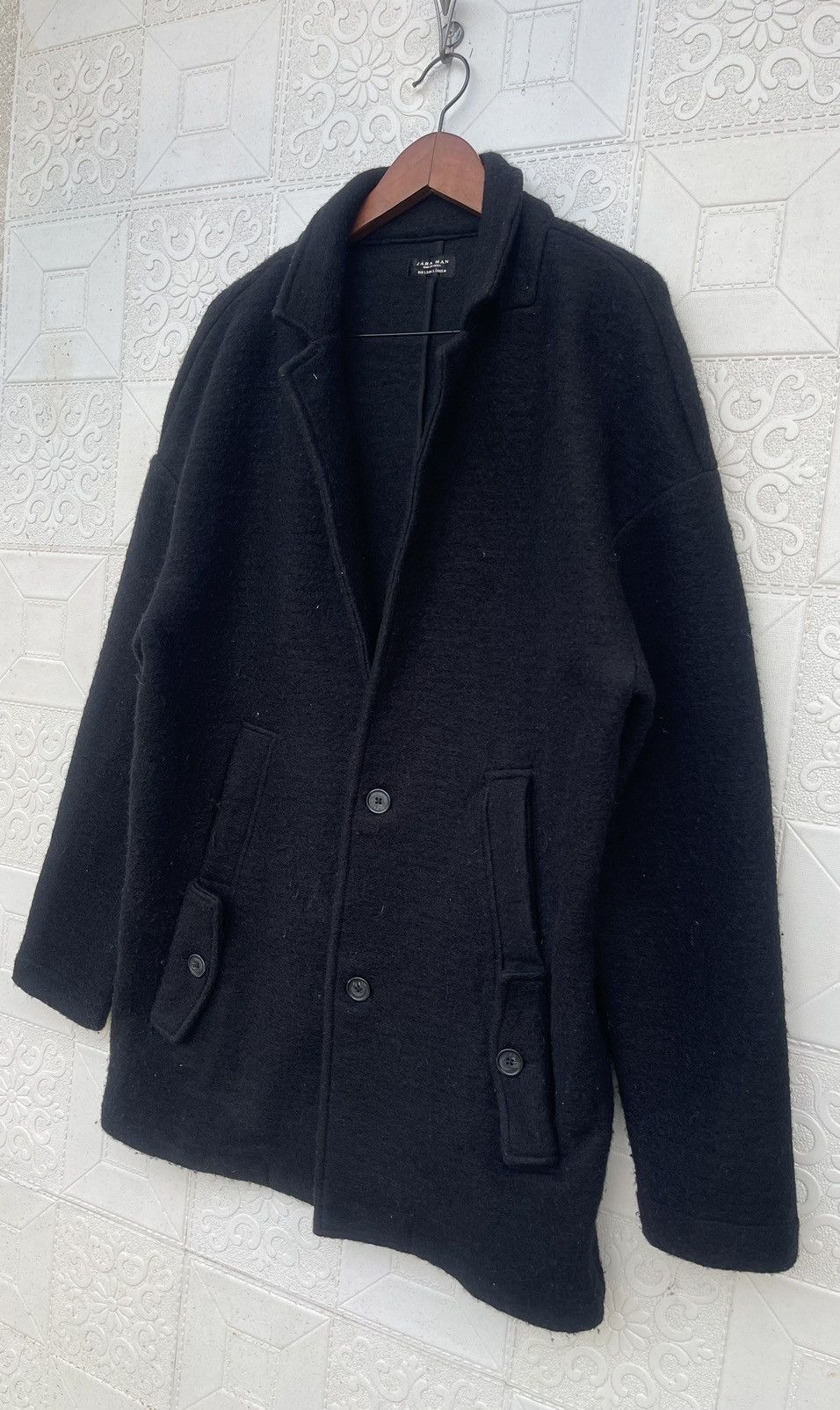 Zara Zara Man Wool Jacket Black Colour Size US M / EU 48-50 / 2 - 5 Thumbnail