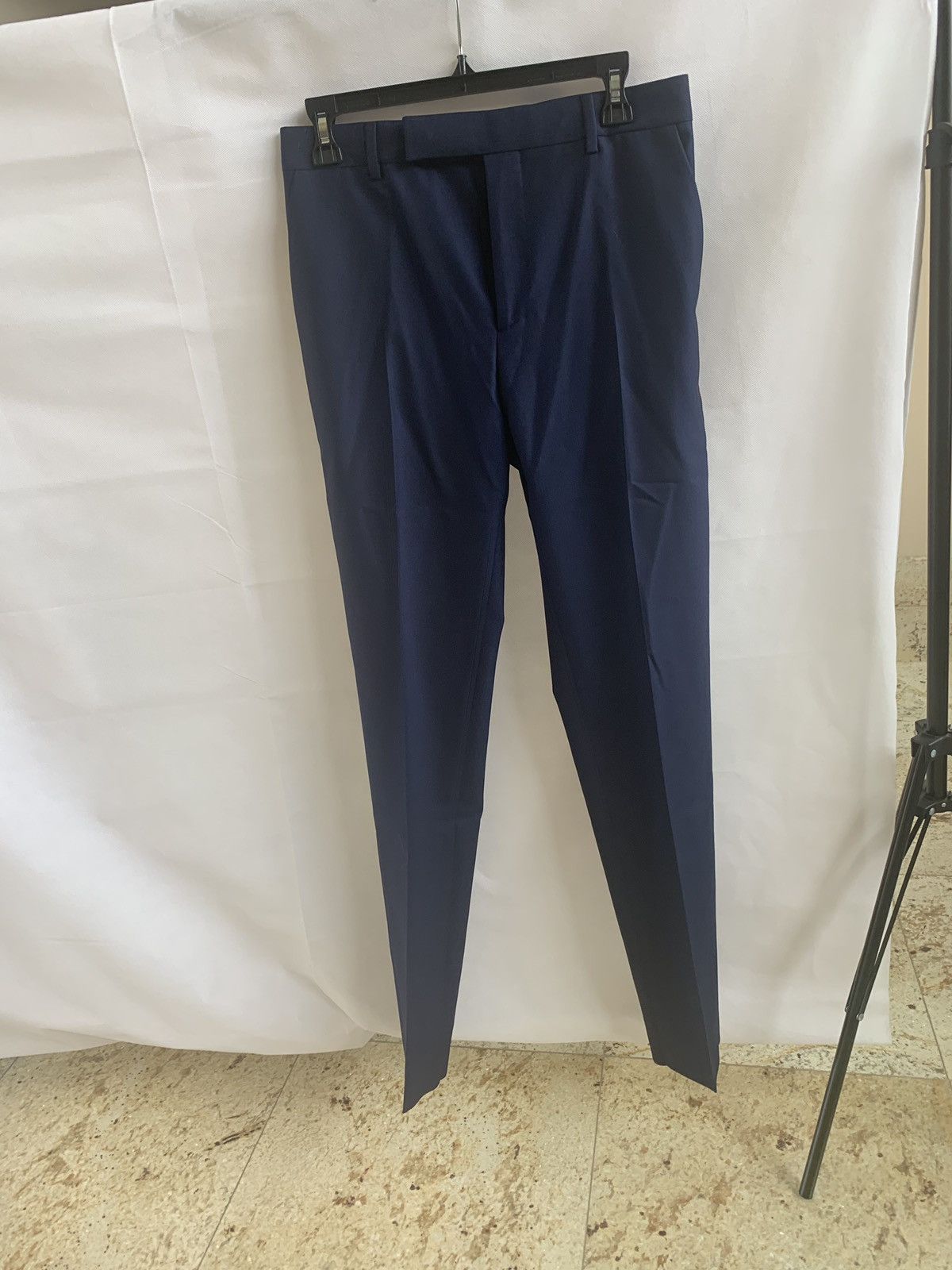 Celine Deep Navy Slim Suit Size 42R - 11 Thumbnail