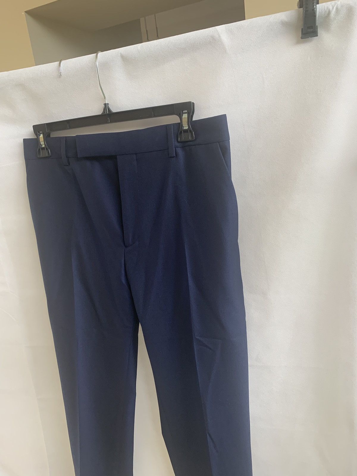 Celine Deep Navy Slim Suit Size 42R - 13 Thumbnail