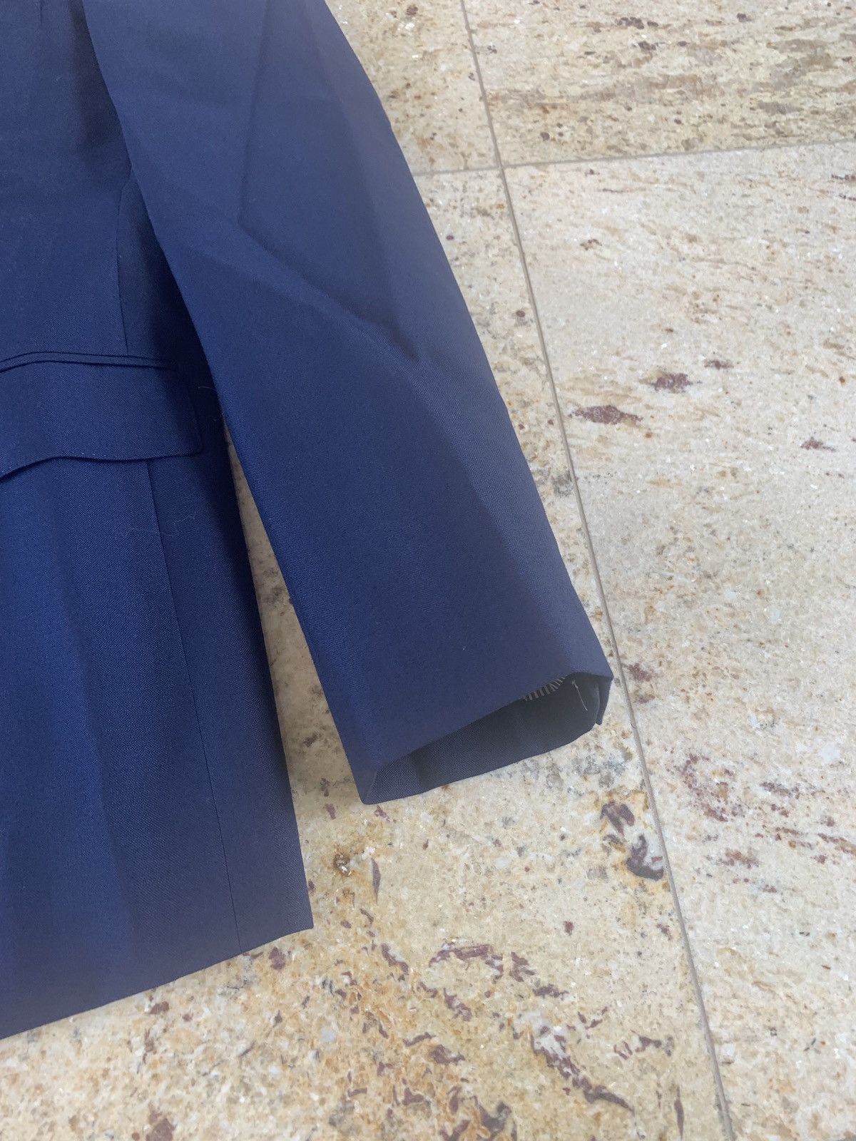Celine Deep Navy Slim Suit Size 42R - 3 Thumbnail