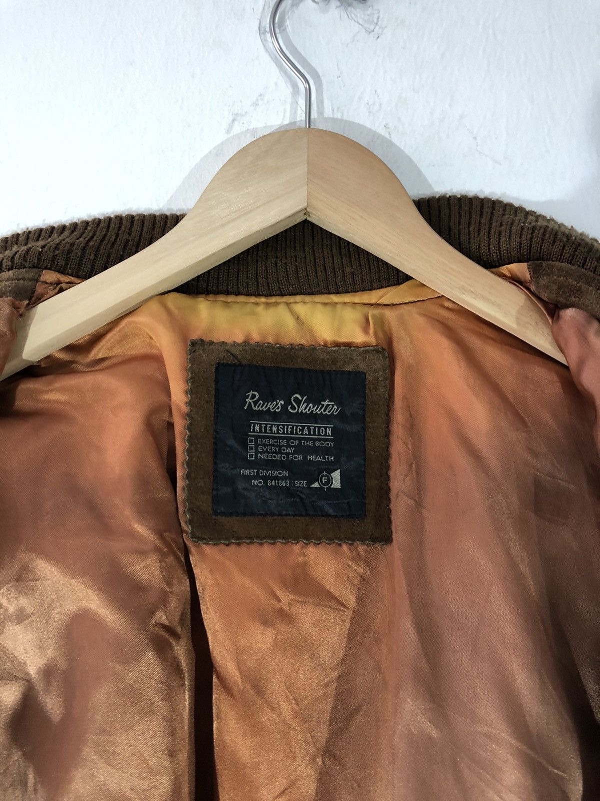 Vintage Raver Shouter Leather Bomber Jacket Size US L / EU 52-54 / 3 - 4 Thumbnail