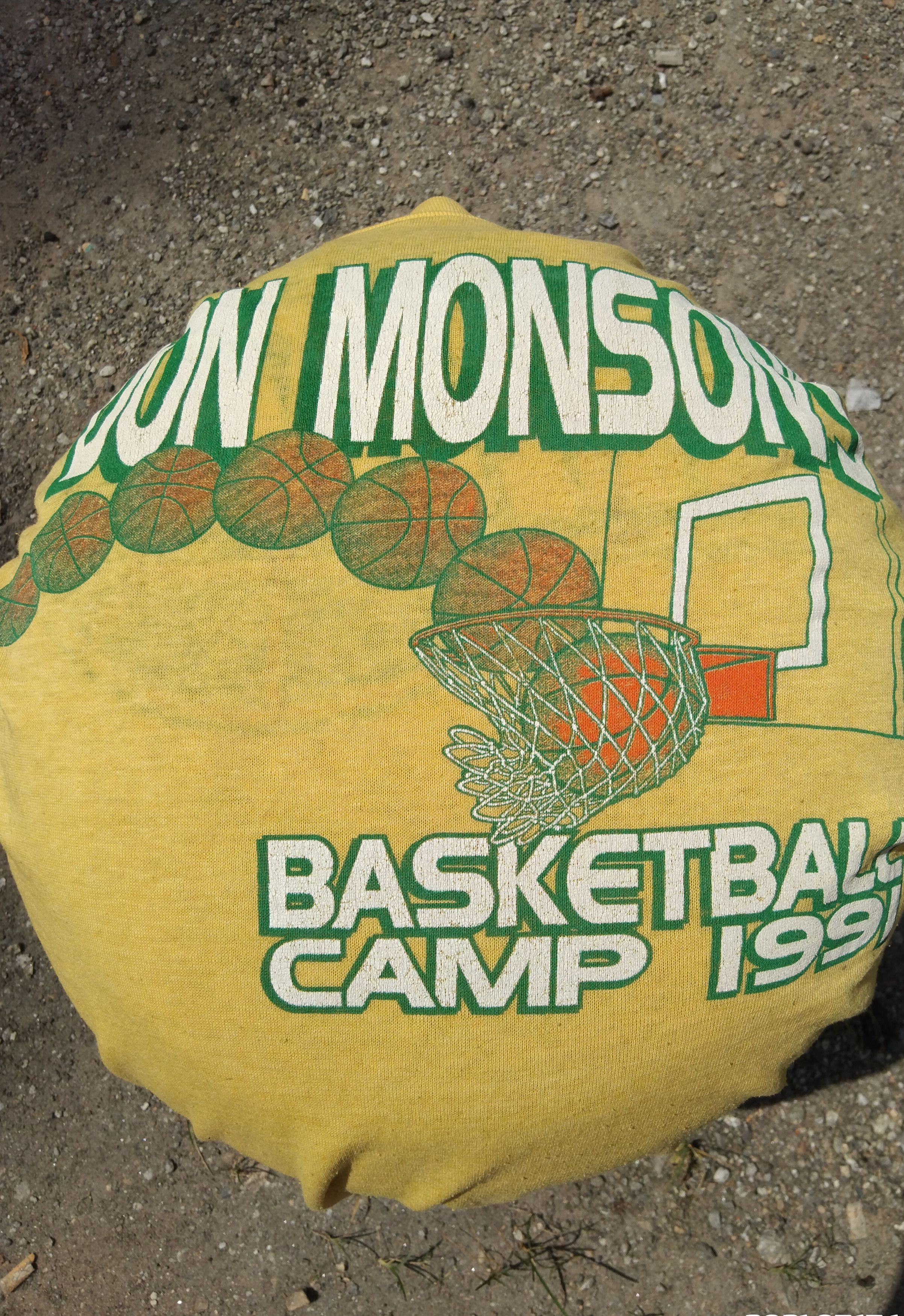 Nike × Sports Specialties × Vintage THRASHED DESTROY NIKE DON MONSON'S BASKETBALL CAMP 1991 Size US M / EU 48-50 / 2 - 2 Thumbnail