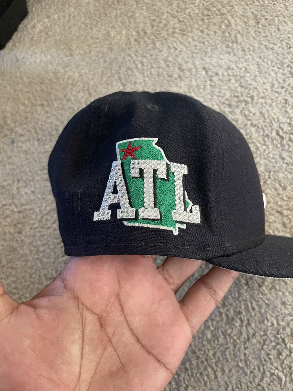 MLB × New Era Atlanta Braves New Era Fitted 7 5/8 Size ONE SIZE - 2 Thumbnail
