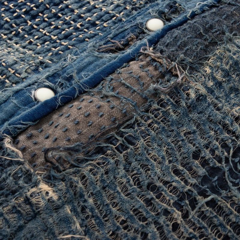 Kapital × Kapital Kountry KAPITAL BORO WESTERN SHIRT- Indigo Size US S / EU 44-46 / 1 - 11 Thumbnail