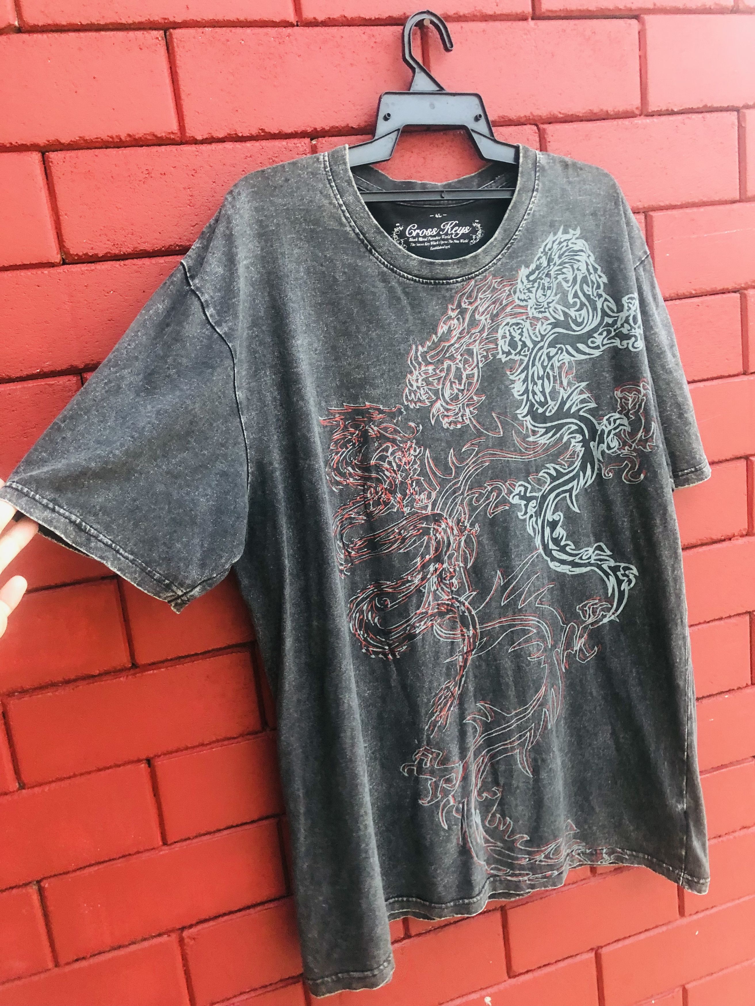 Japanese Brand × Vintage Vintage Cross Key Japanese Designer Streetwear Fashion Size US XL / EU 56 / 4 - 4 Thumbnail