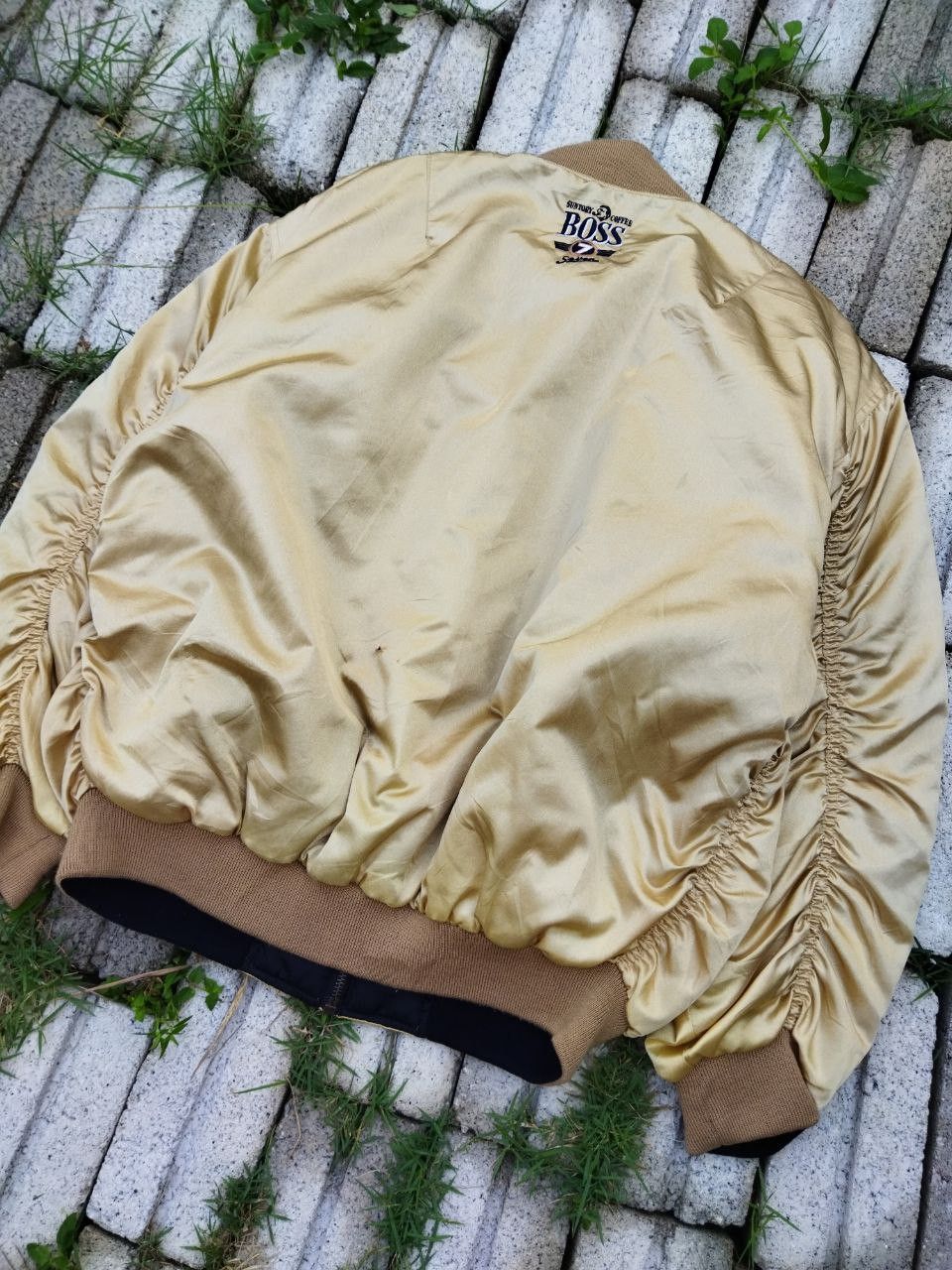 Japanese Brand Vintage Suntory Boss Coffee Reversible Jacket Size US L / EU 52-54 / 3 - 9 Thumbnail