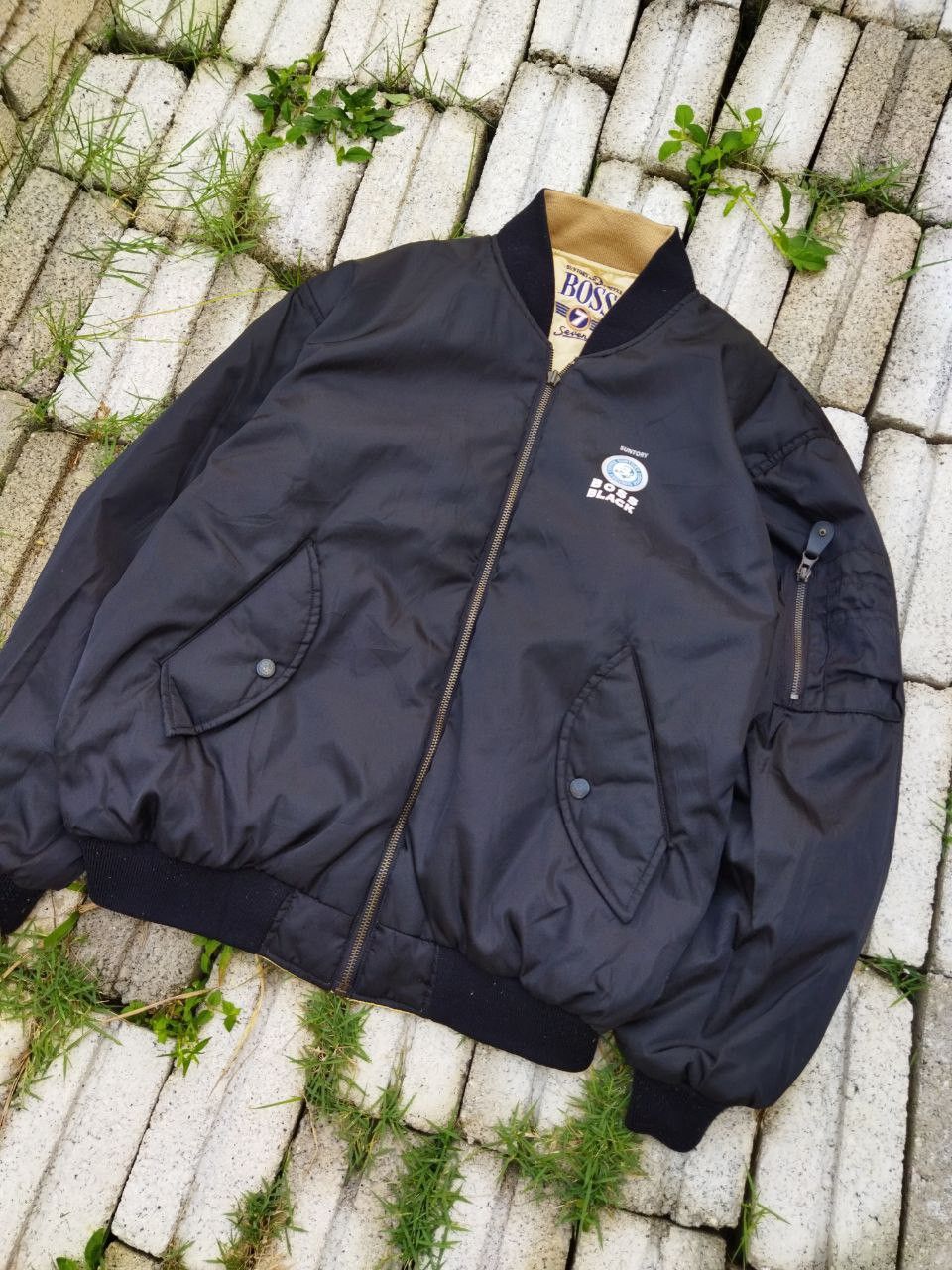 Japanese Brand Vintage Suntory Boss Coffee Reversible Jacket Size US L / EU 52-54 / 3 - 13 Thumbnail