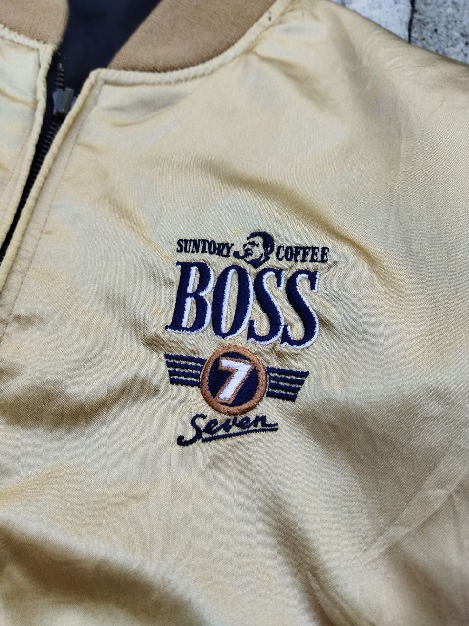 Japanese Brand Vintage Suntory Boss Coffee Reversible Jacket Size US L / EU 52-54 / 3 - 4 Thumbnail