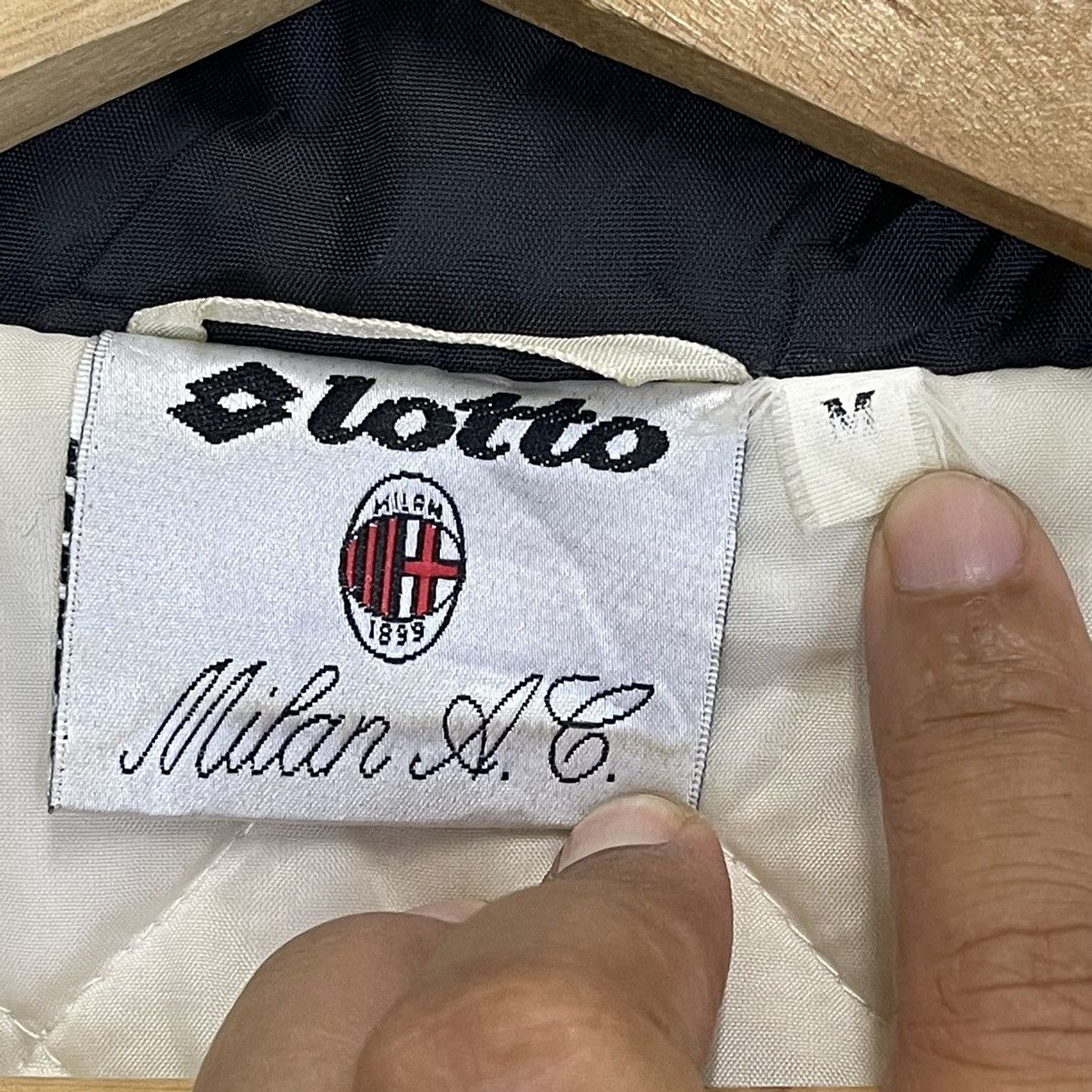 Lotto Sport Vintage 90s Lotto AC Milan Coach Jacket Size US L / EU 52-54 / 3 - 16 Thumbnail