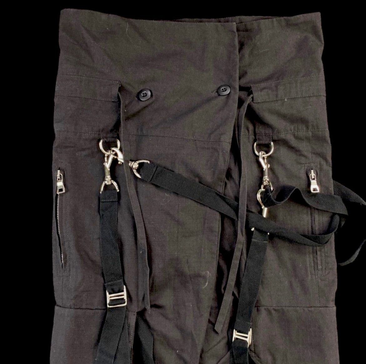 Balmain 💥RARE💥 Bondage Pants - Christoph Decarnin Era - 2009 Size US 32 / EU 48 - 2 Thumbnail