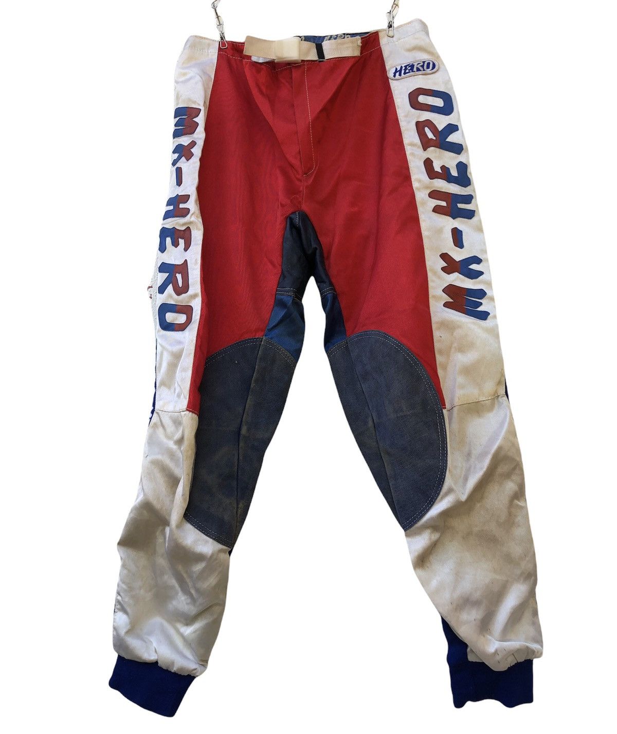 Japanese Brand 🔥Hero Multicolour Motocross Leather Pant Size US 34 / EU 50 - 1 Thumbnail
