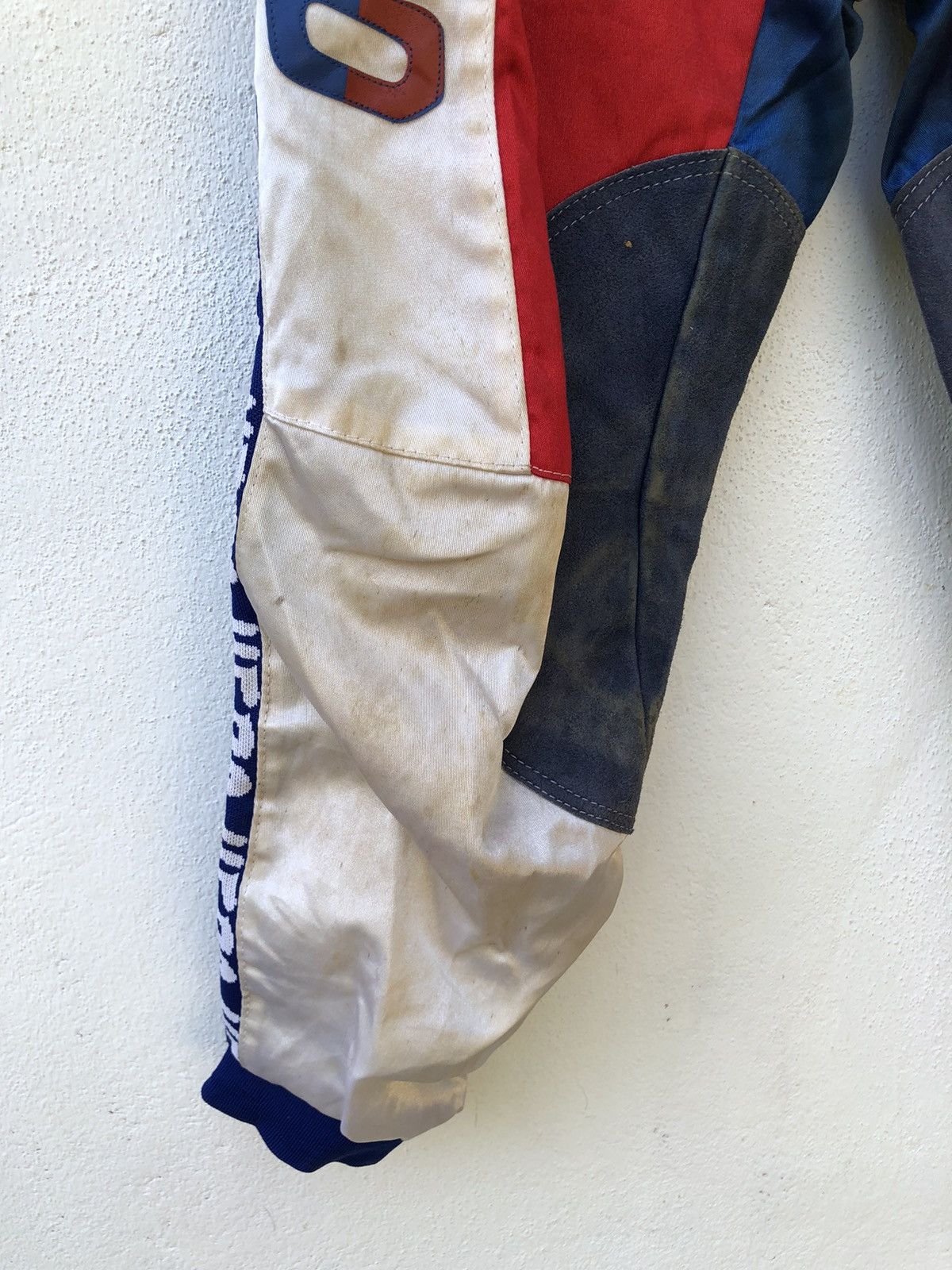 Japanese Brand 🔥Hero Multicolour Motocross Leather Pant Size US 34 / EU 50 - 13 Thumbnail