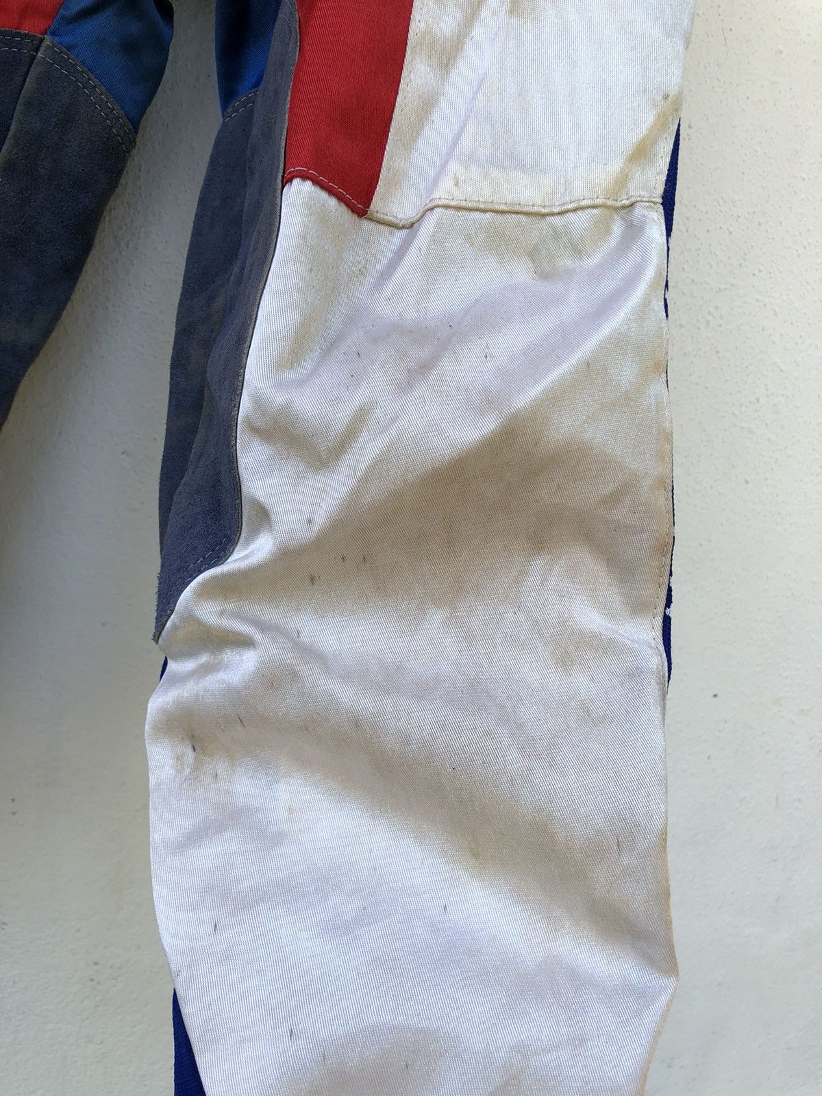 Japanese Brand 🔥Hero Multicolour Motocross Leather Pant Size US 34 / EU 50 - 7 Thumbnail