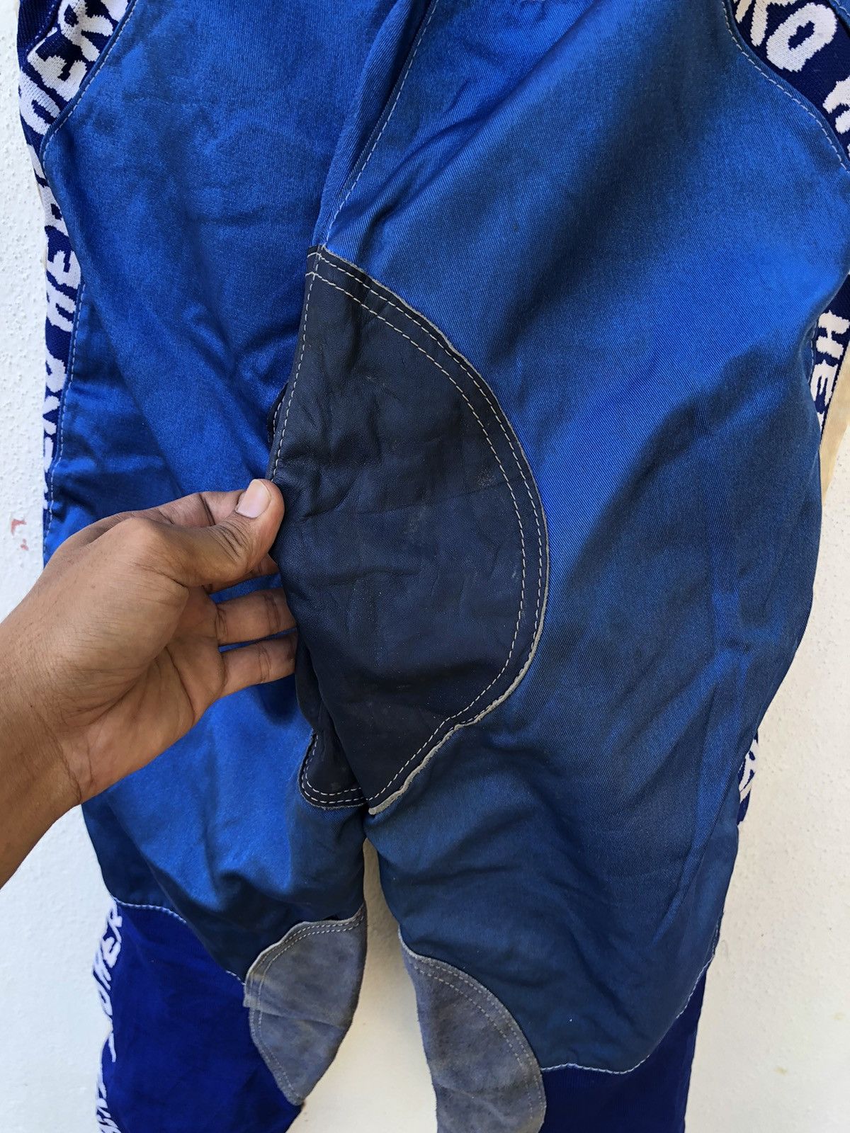 Japanese Brand 🔥Hero Multicolour Motocross Leather Pant Size US 34 / EU 50 - 16 Thumbnail