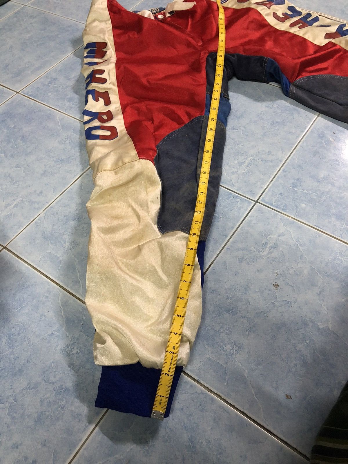 Japanese Brand 🔥Hero Multicolour Motocross Leather Pant Size US 34 / EU 50 - 21 Thumbnail