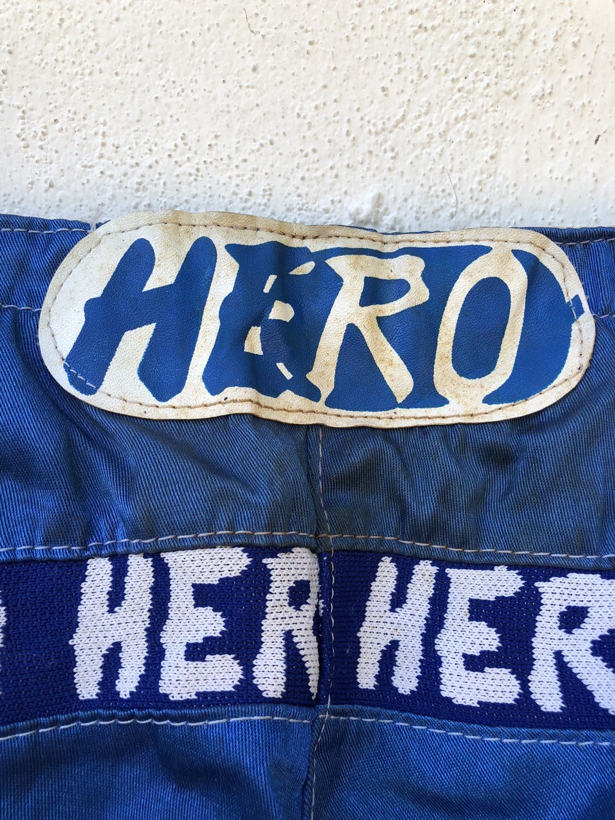Japanese Brand 🔥Hero Multicolour Motocross Leather Pant Size US 34 / EU 50 - 15 Thumbnail