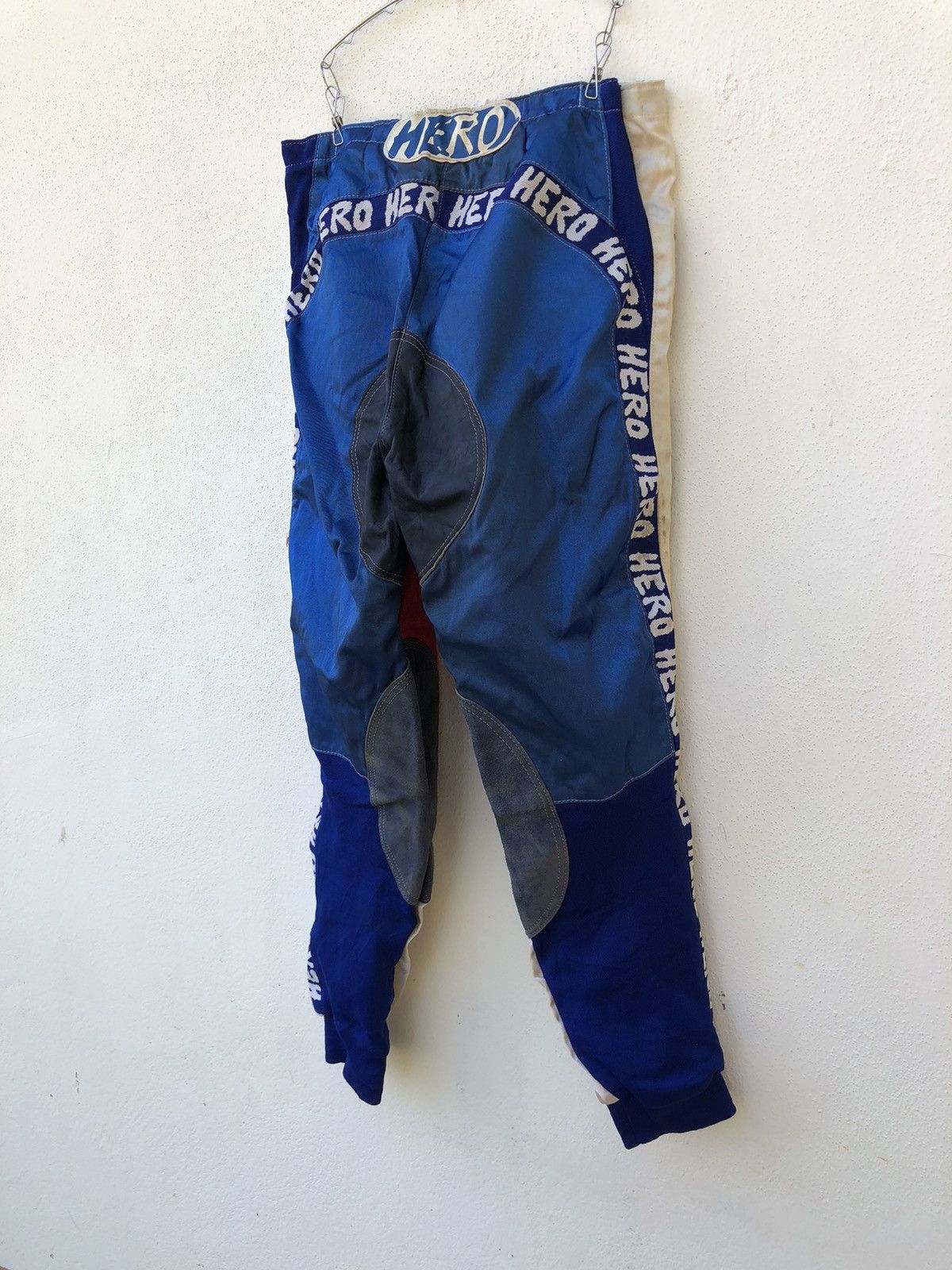 Japanese Brand 🔥Hero Multicolour Motocross Leather Pant Size US 34 / EU 50 - 17 Thumbnail