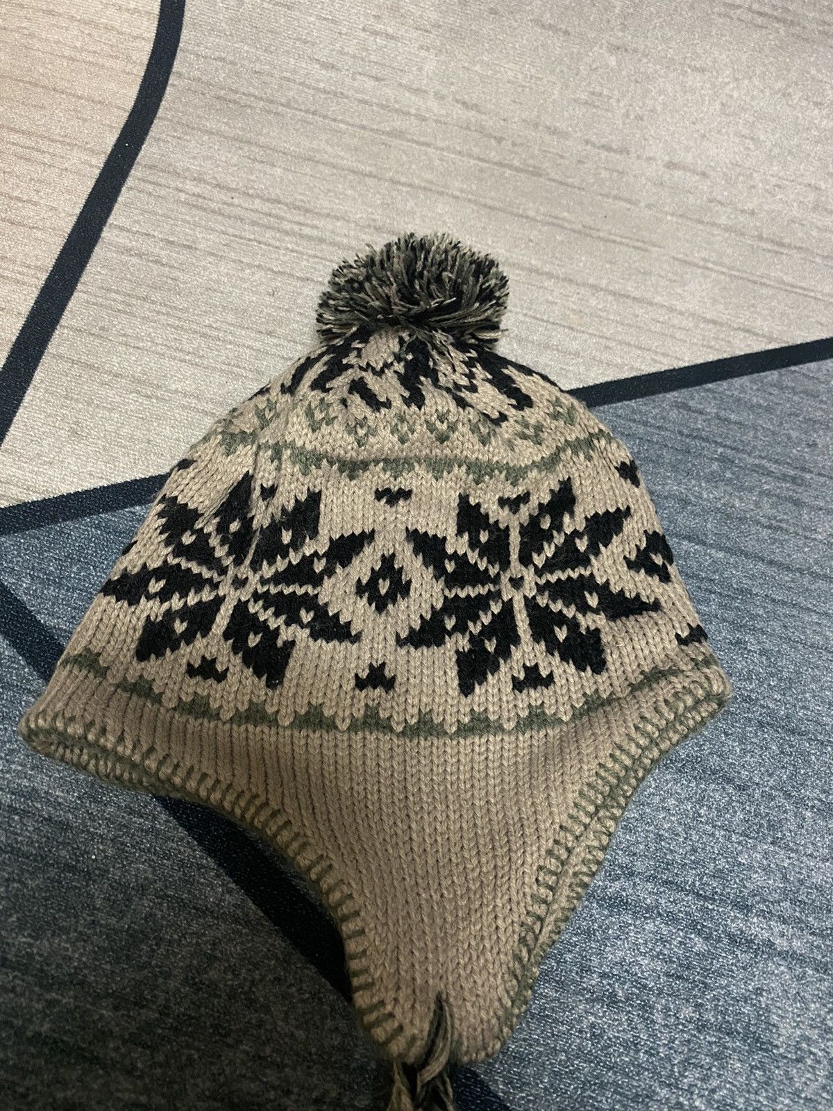 Japanese Brand × Native Japan Native Design Trapper Beanie Hat Size ONE SIZE - 7 Thumbnail