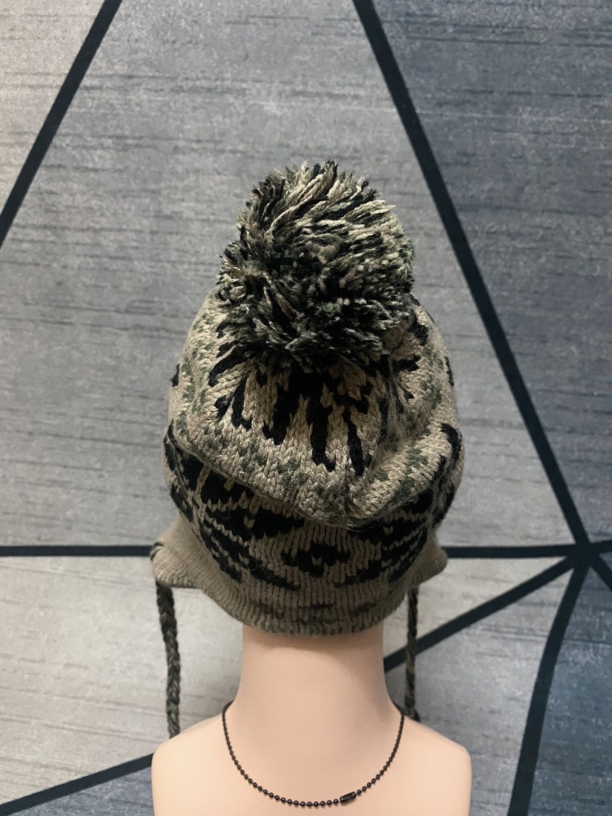 Japanese Brand × Native Japan Native Design Trapper Beanie Hat Size ONE SIZE - 5 Thumbnail