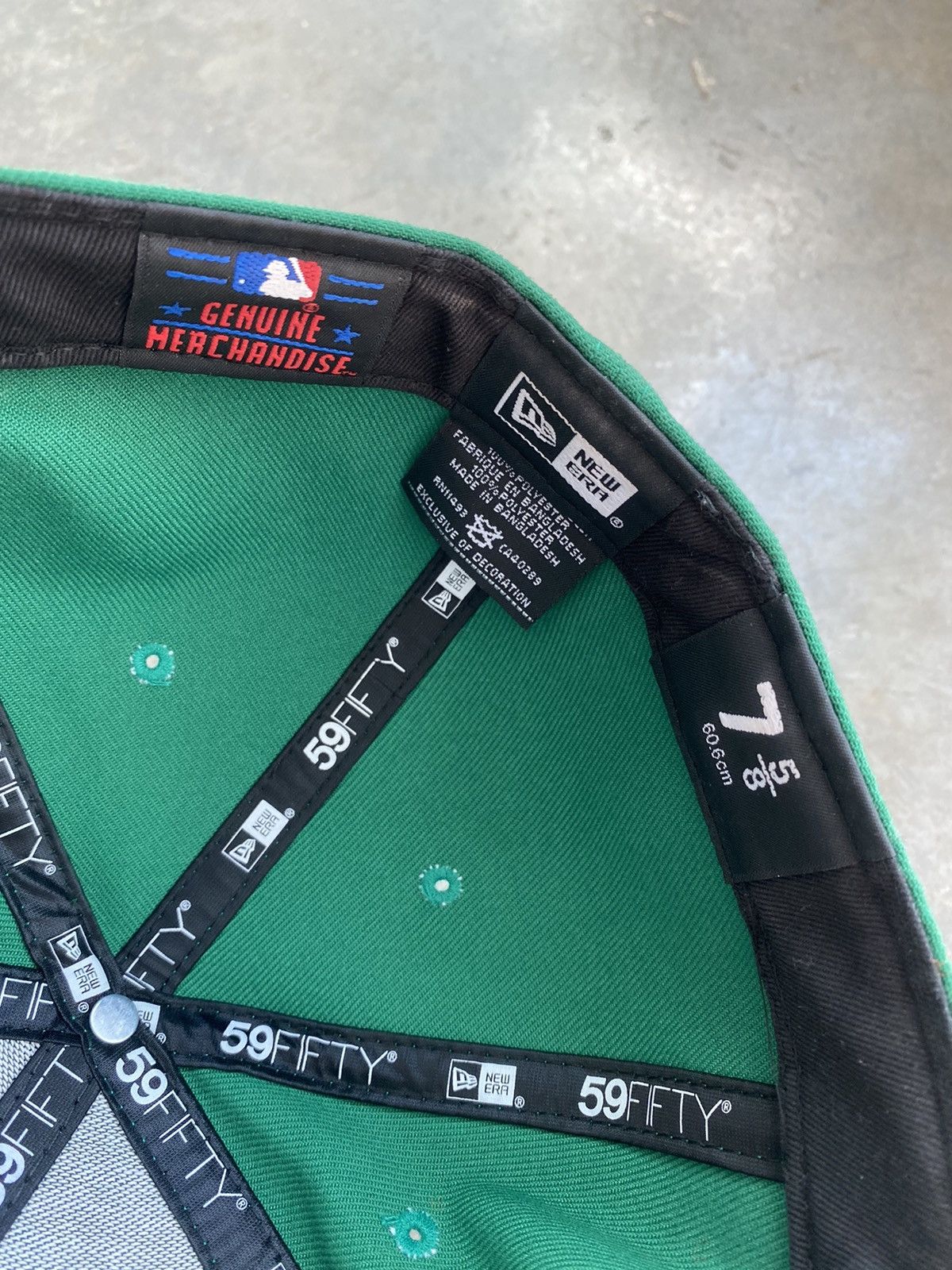 MLB Los Angles Dodgers x New Era Fitted 7 5/8 Forest Green 🥣 Size ONE SIZE - 4 Thumbnail