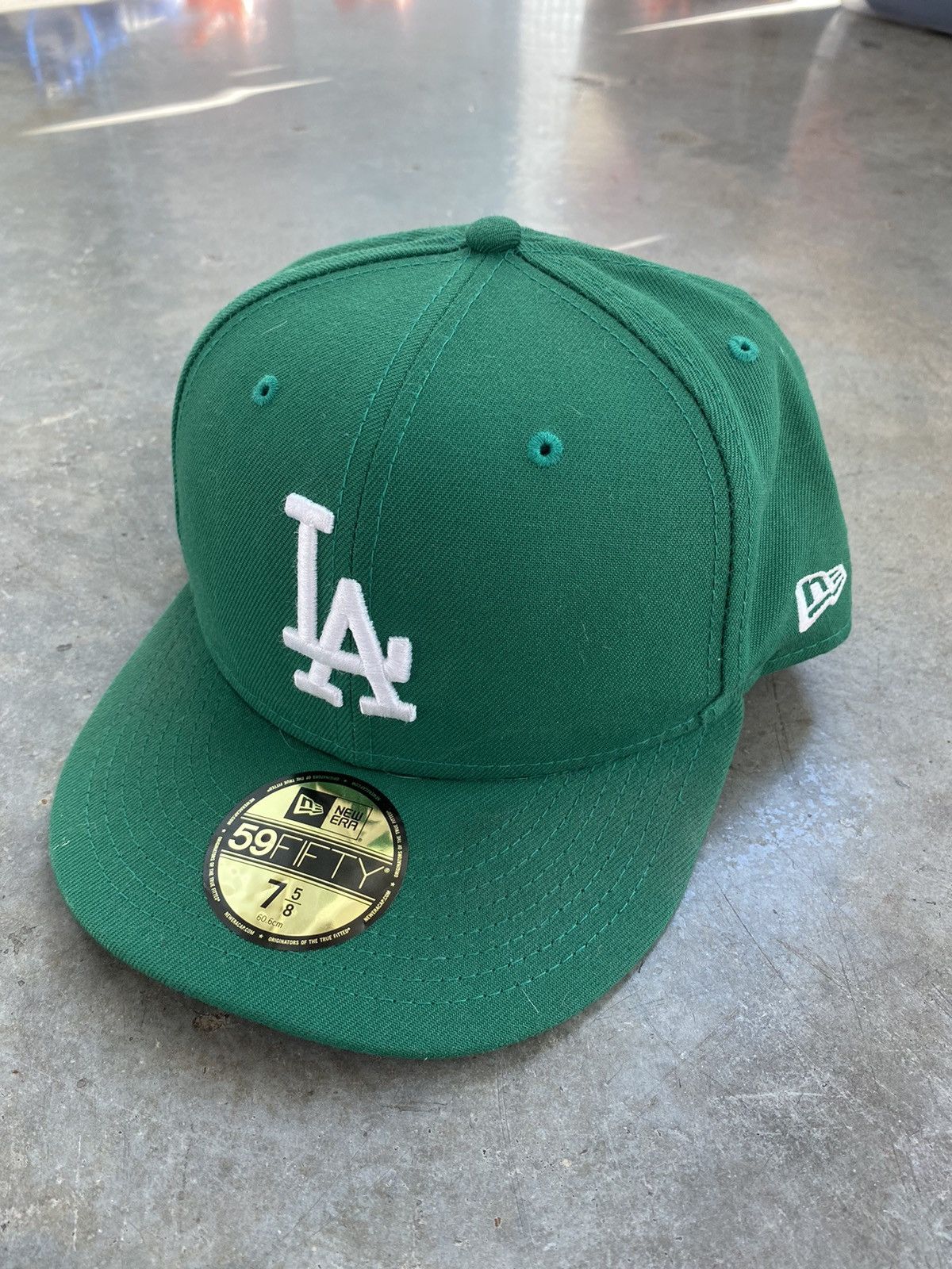 MLB Los Angles Dodgers x New Era Fitted 7 5/8 Forest Green 🥣 Size ONE SIZE - 1 Thumbnail